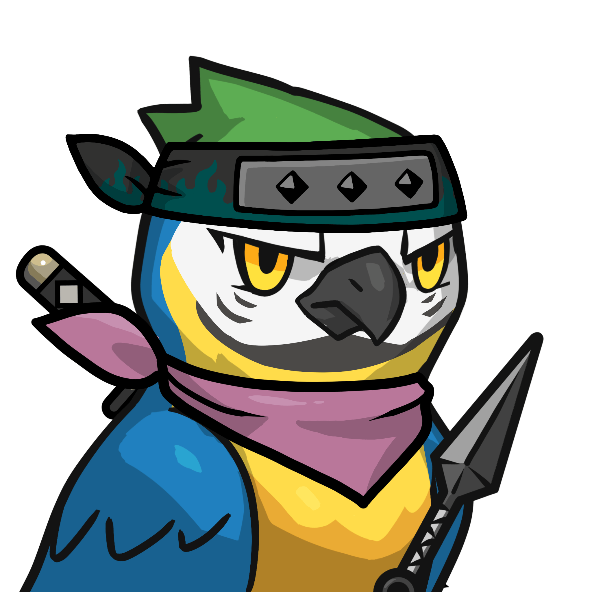 Narukami-Blue-and-white macaw #17810
