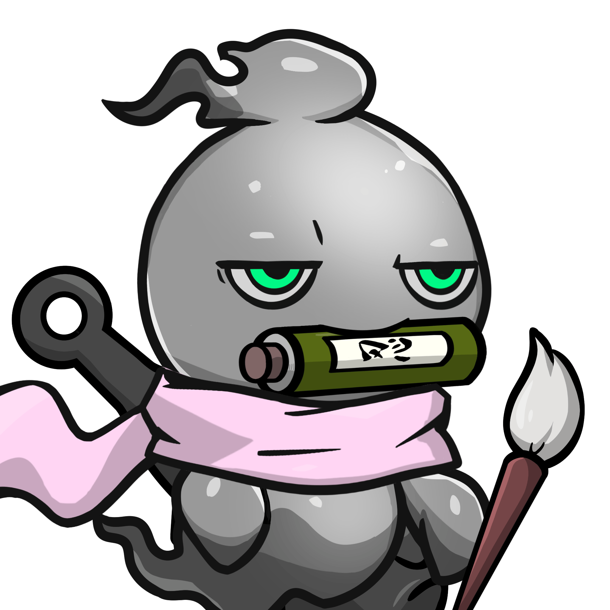 Mitama-Silver(scroll) #17845