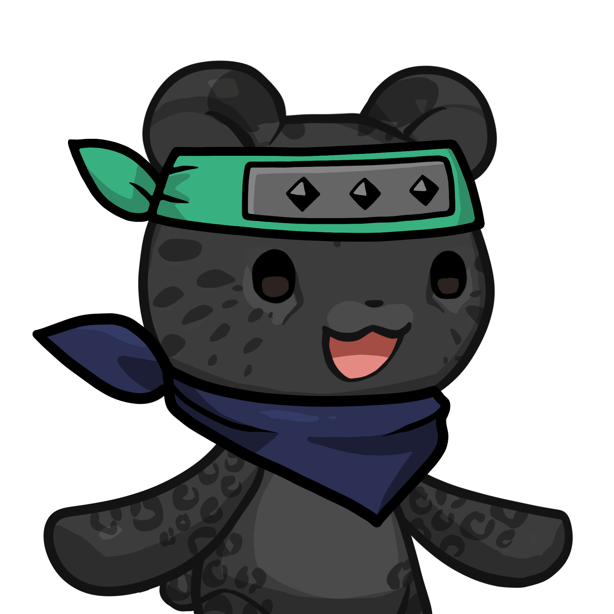 Leelee-Black leopard #17998