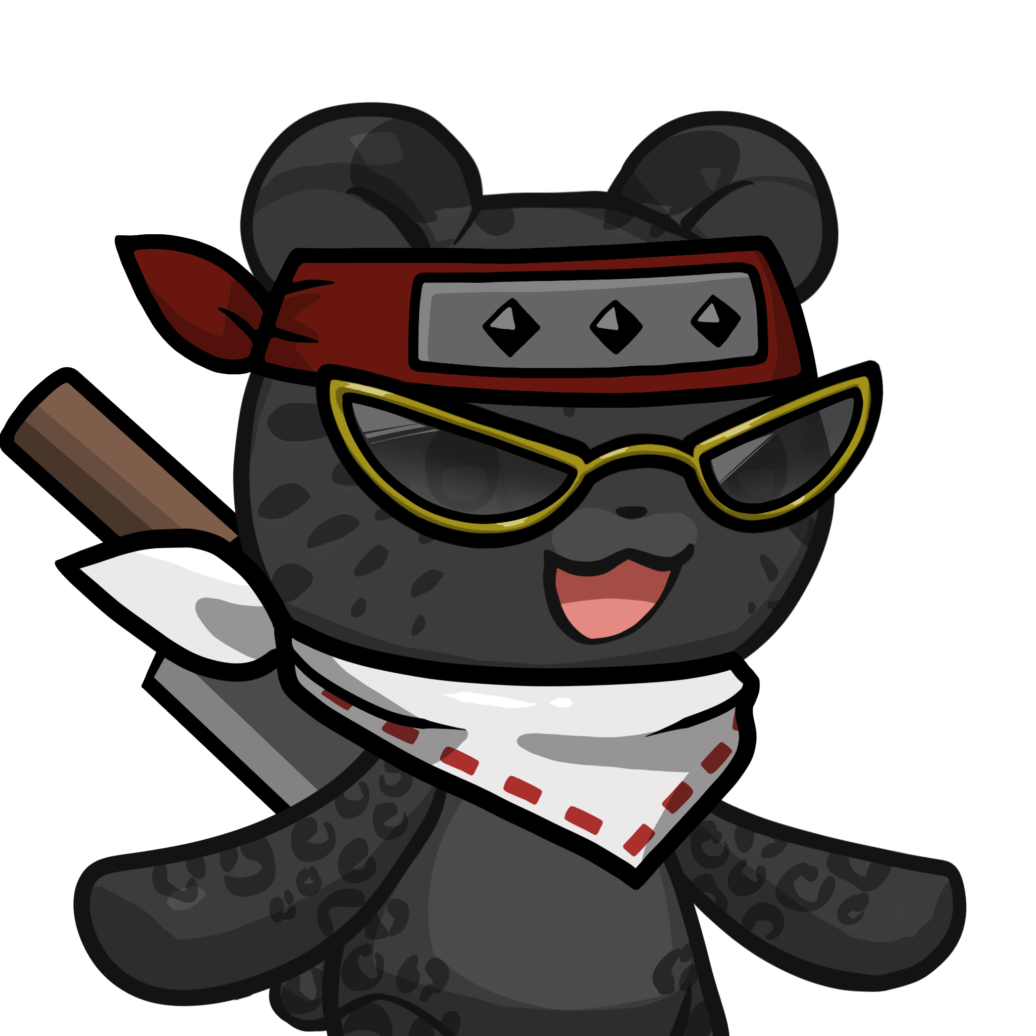 Leelee-Black leopard #18226