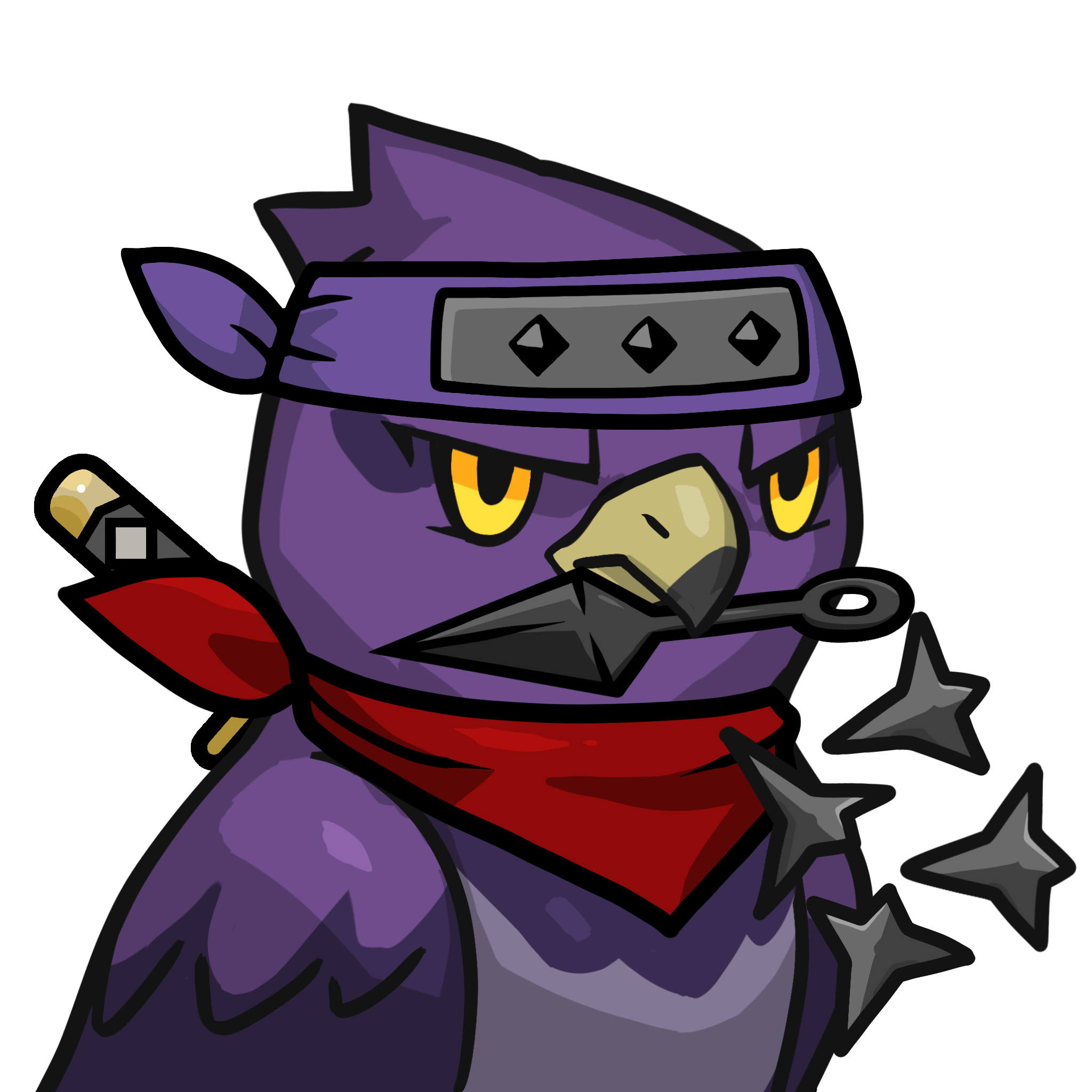 Narukami-Purple(kunai) #18371