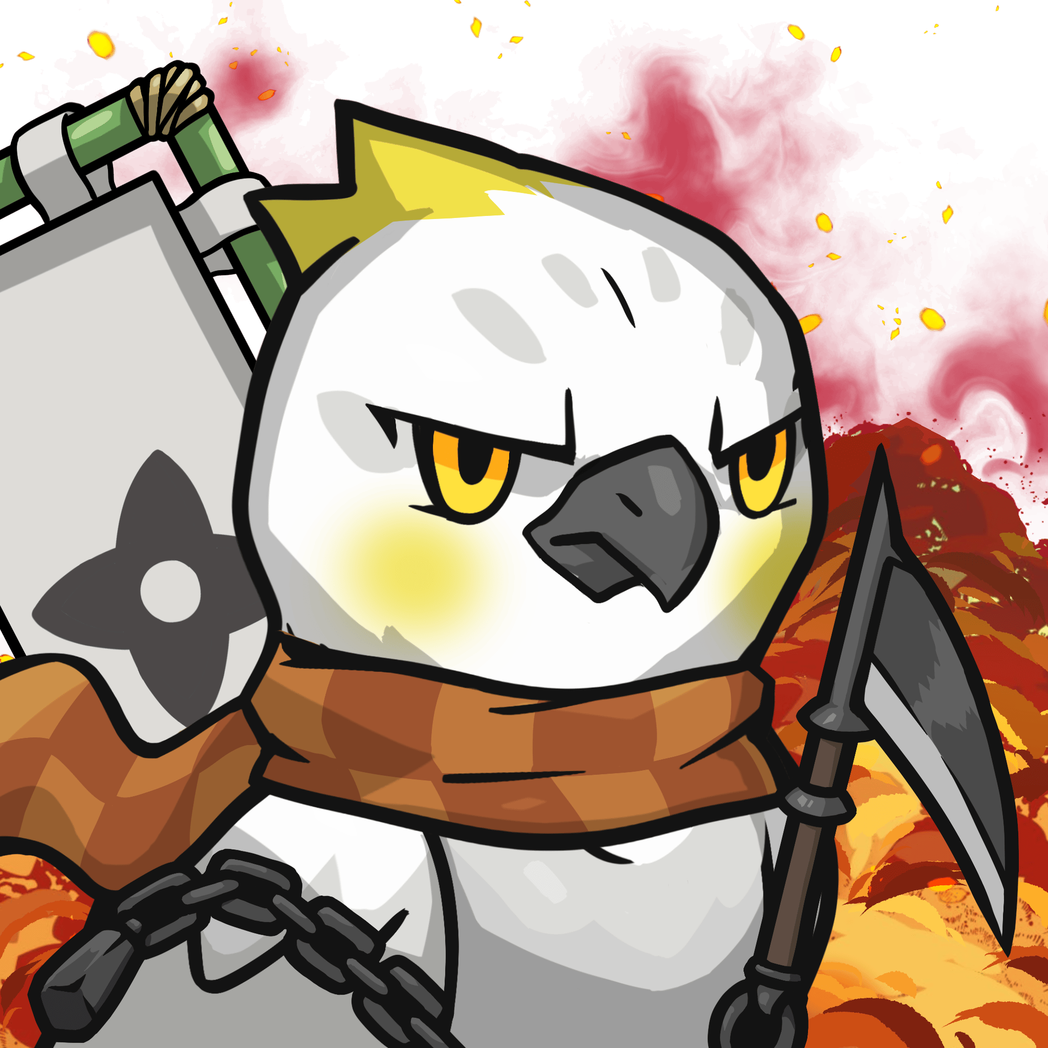 Narukami-Yellow-crested cockatoo #18406