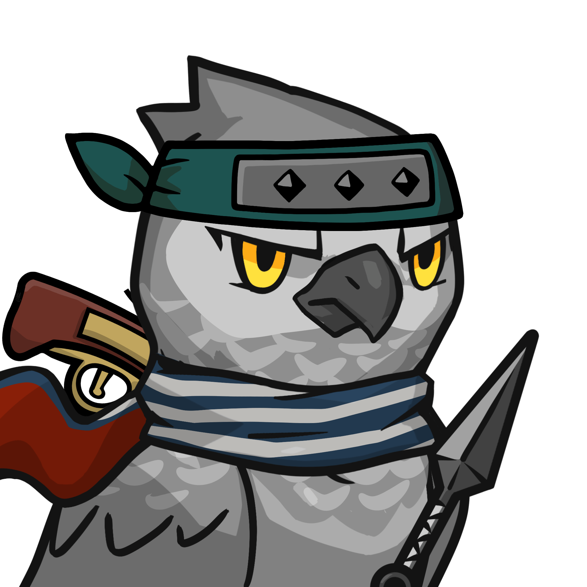 Narukami-Grey parrot #18576