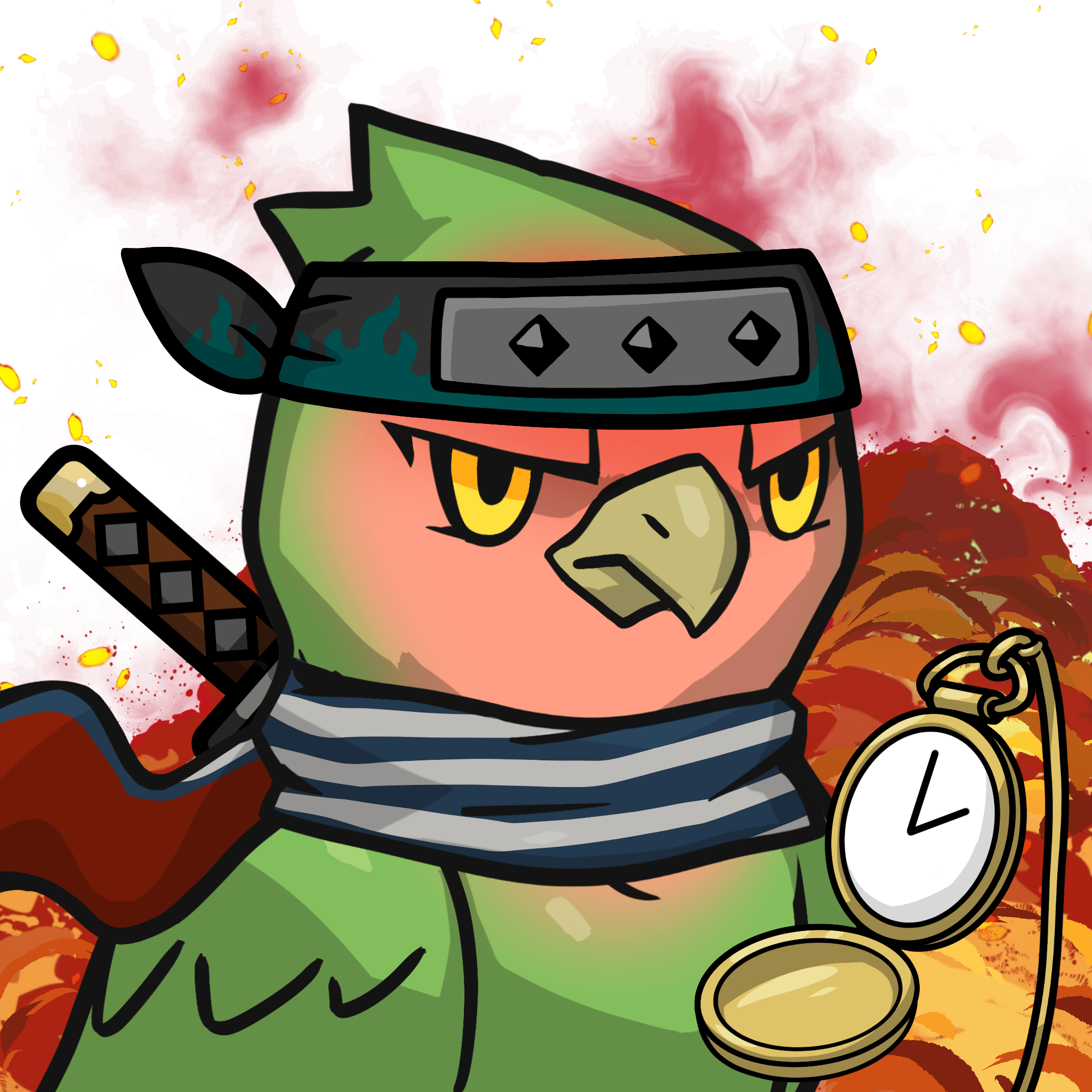 Narukami-Rosy-faced lovebird #19105