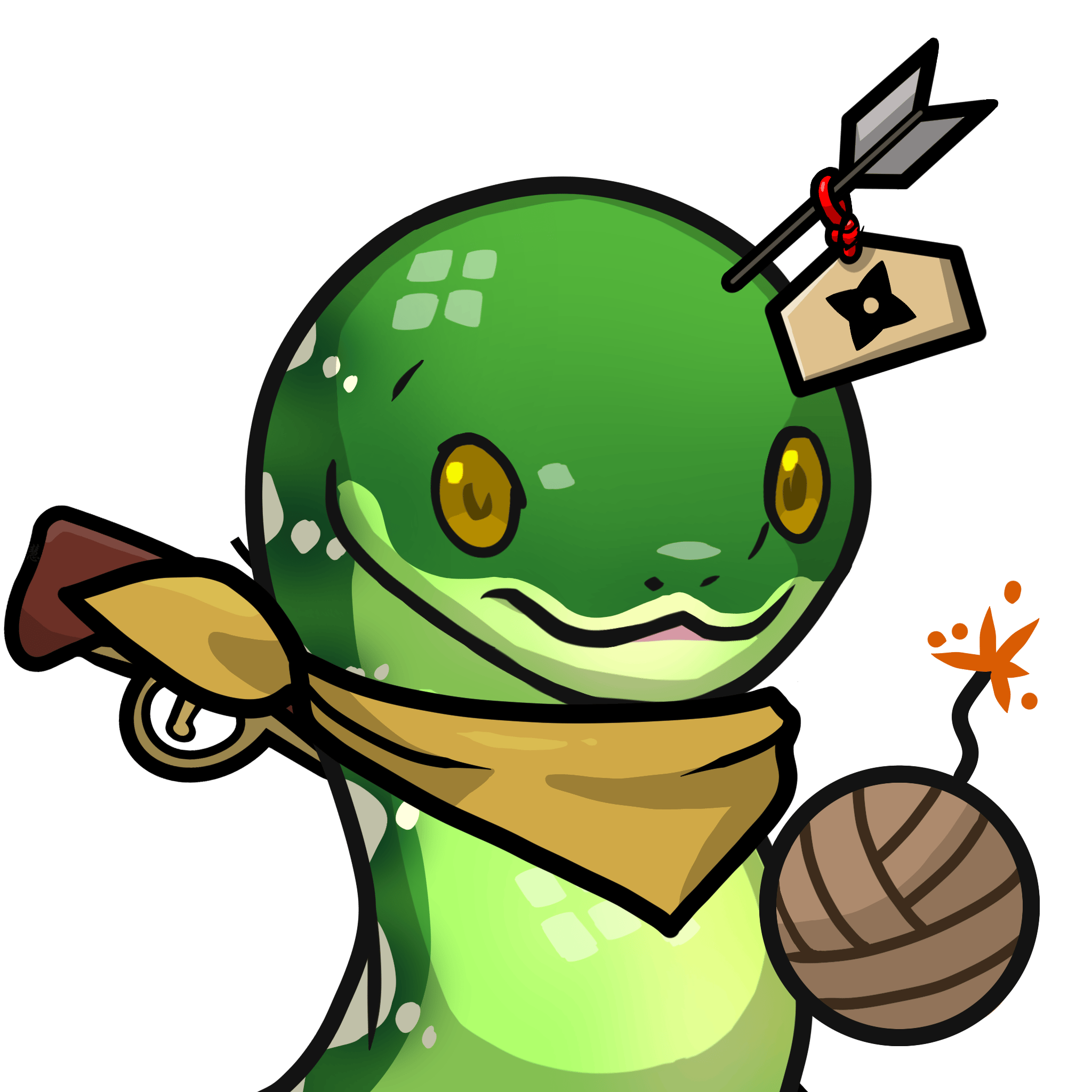 Orochi-Cute little greenie #19109