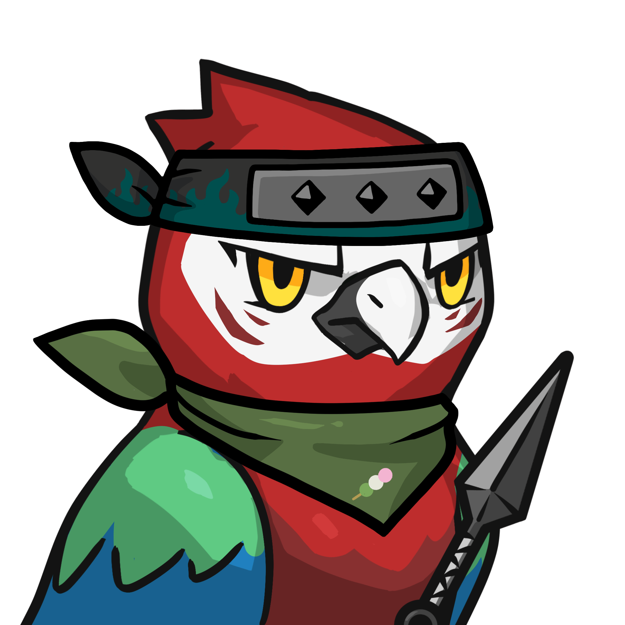 ［Locked］Narukami-Scarlet macaw #19244
