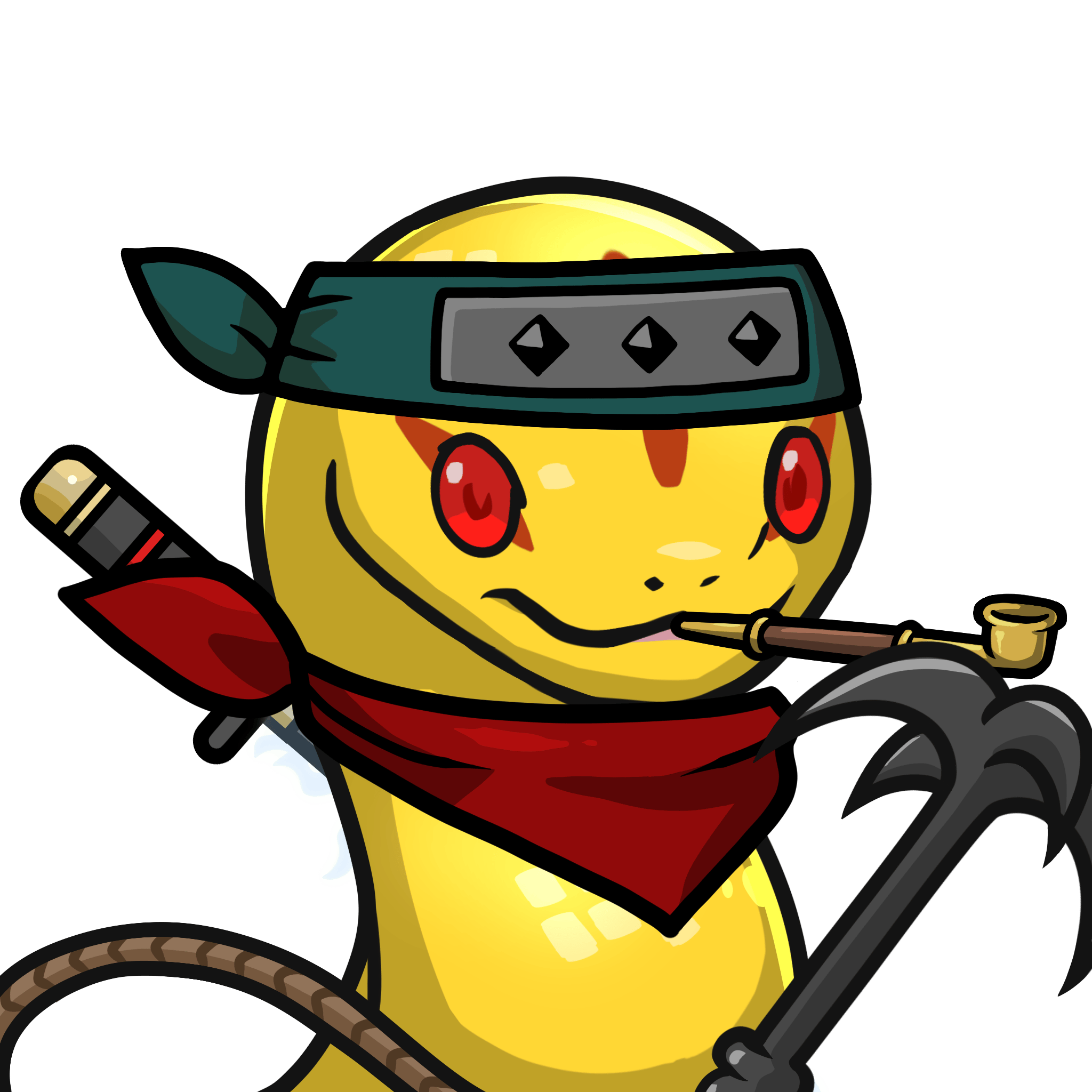 Orochi-Gold(pipe) #19354