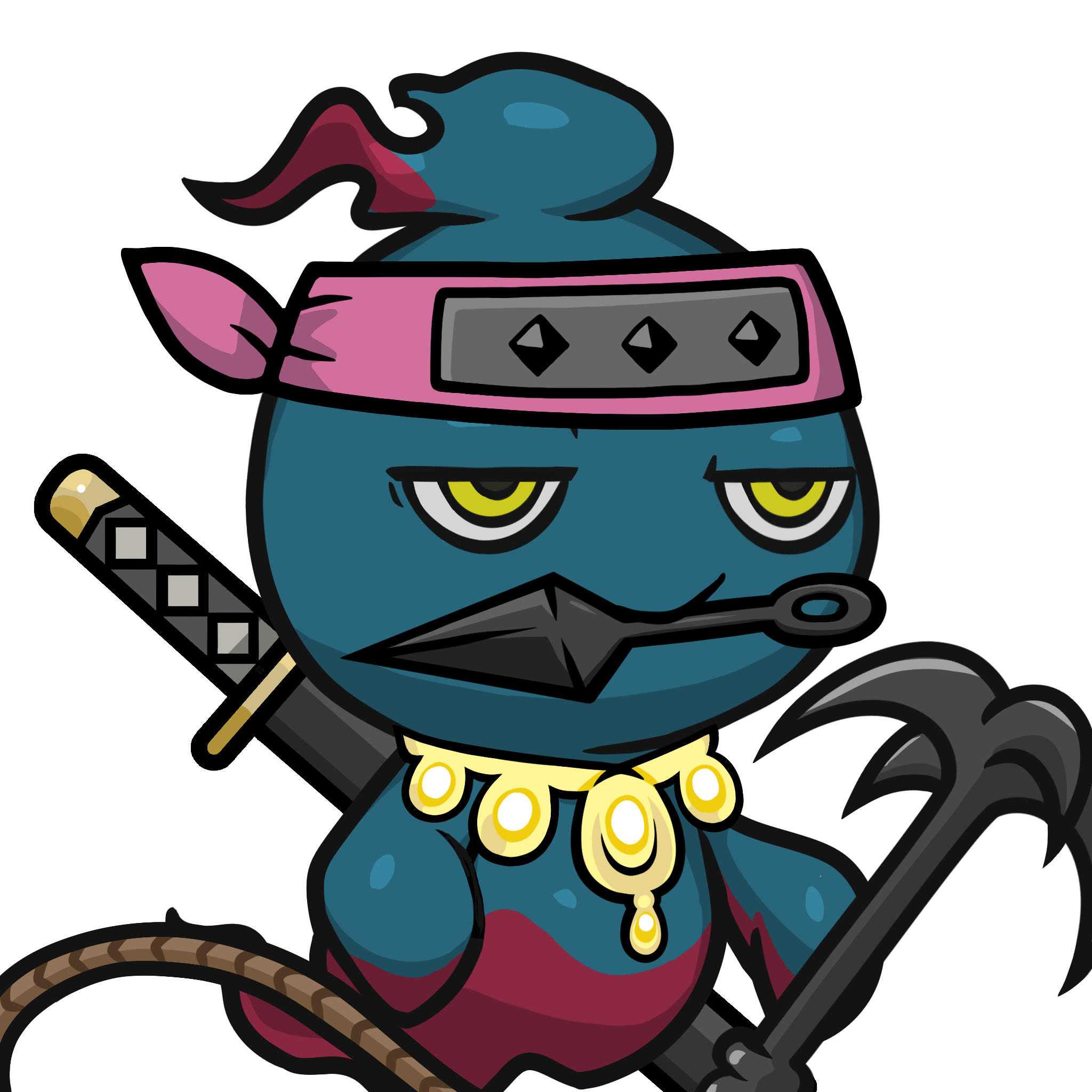 Mitama-Darkblue(kunai) #19393