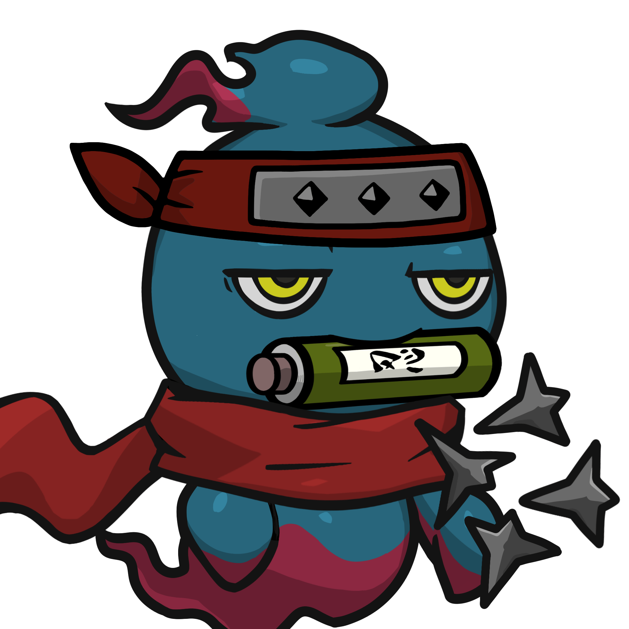 Mitama-Darkblue(scroll) #19410