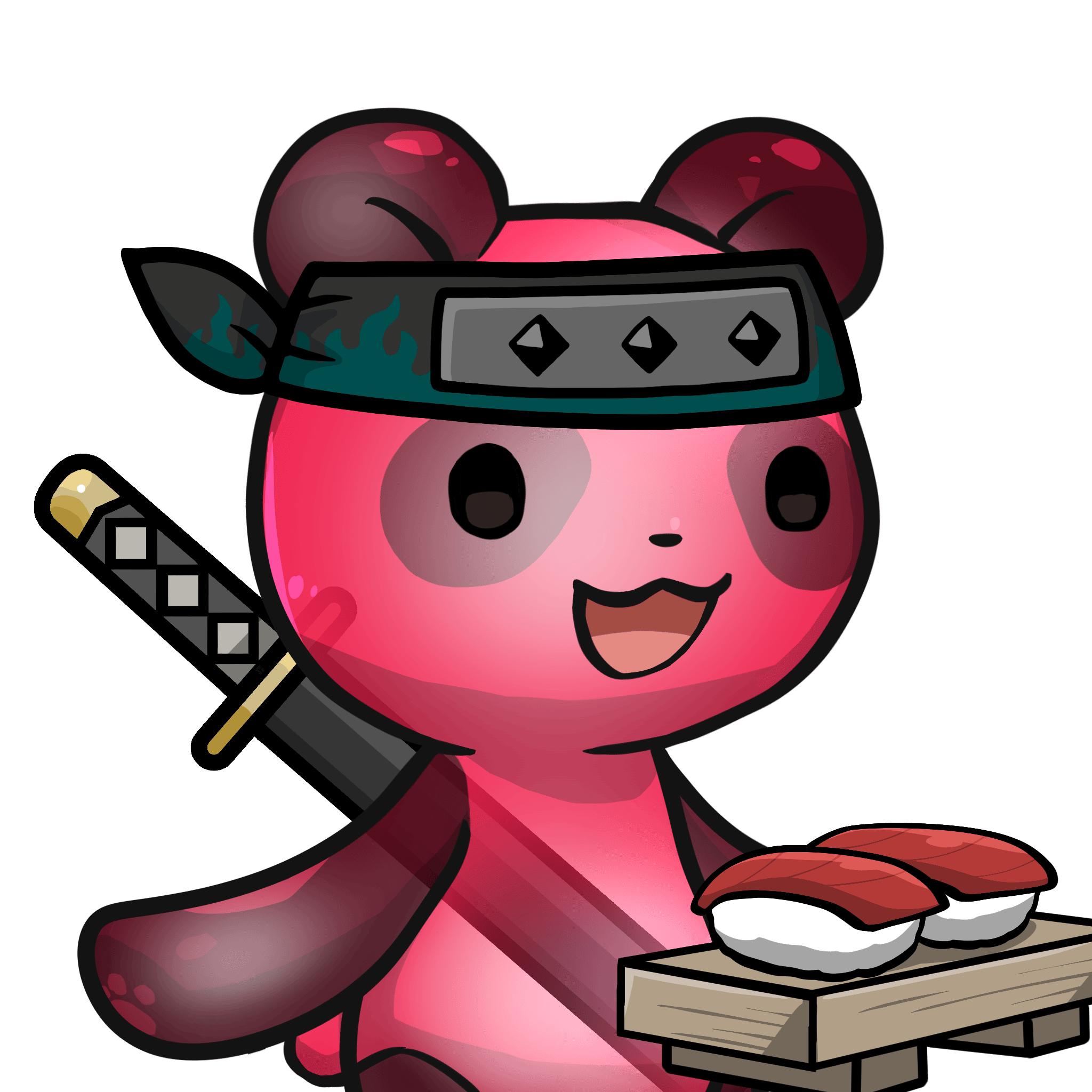Leelee-Gummypanda-strawberry #19431