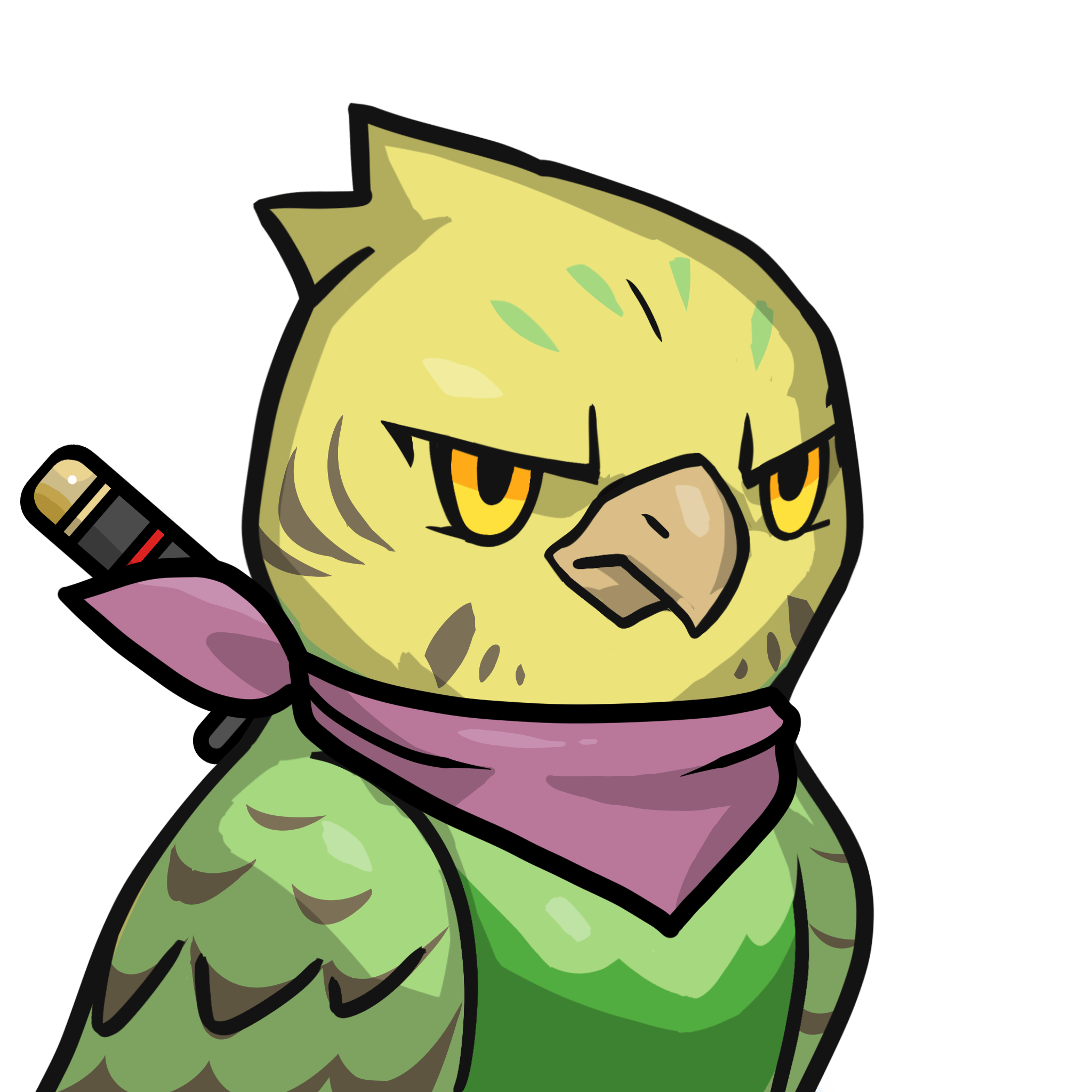 Narukami-Yellow budgie #19511