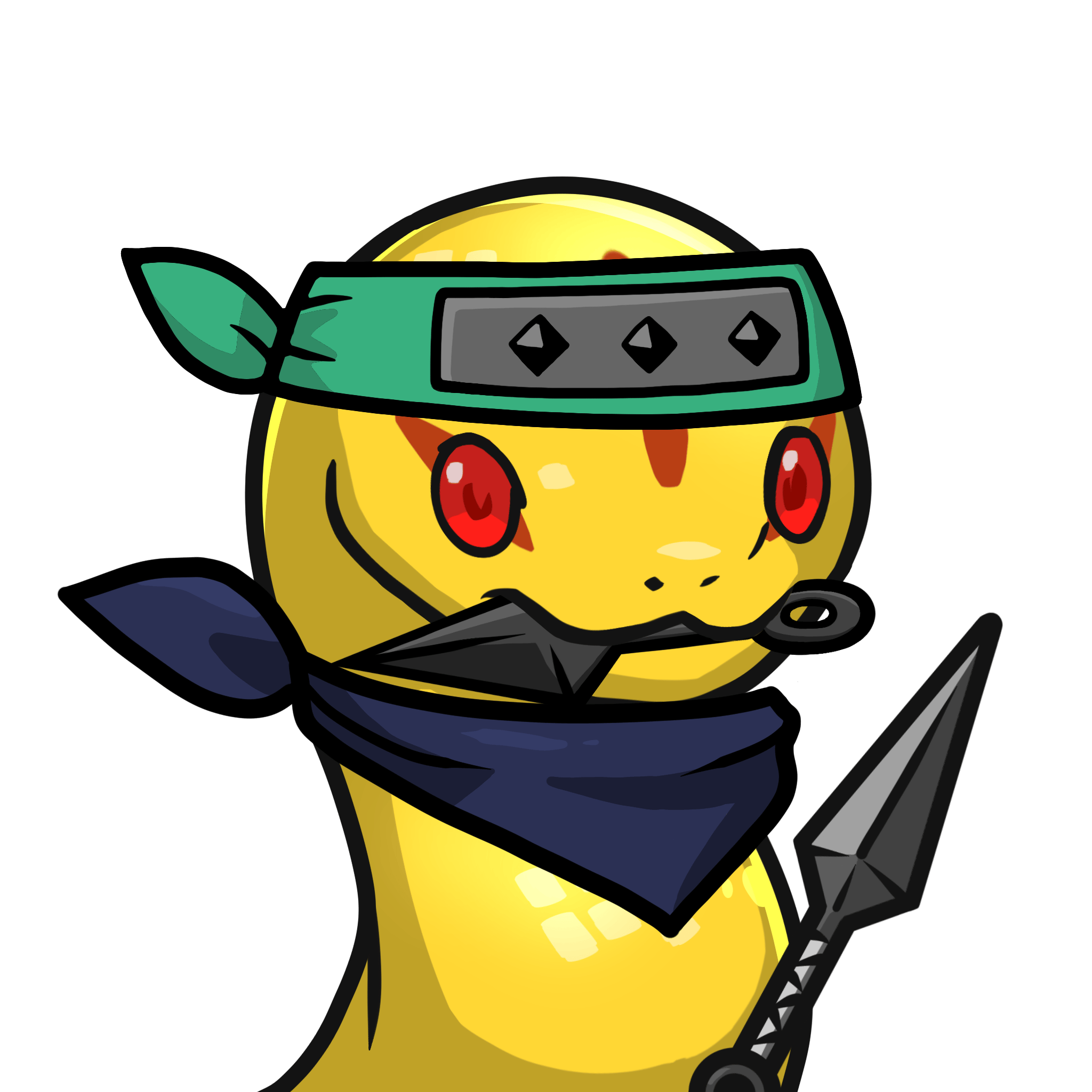 Orochi-Gold(kunai) #19535