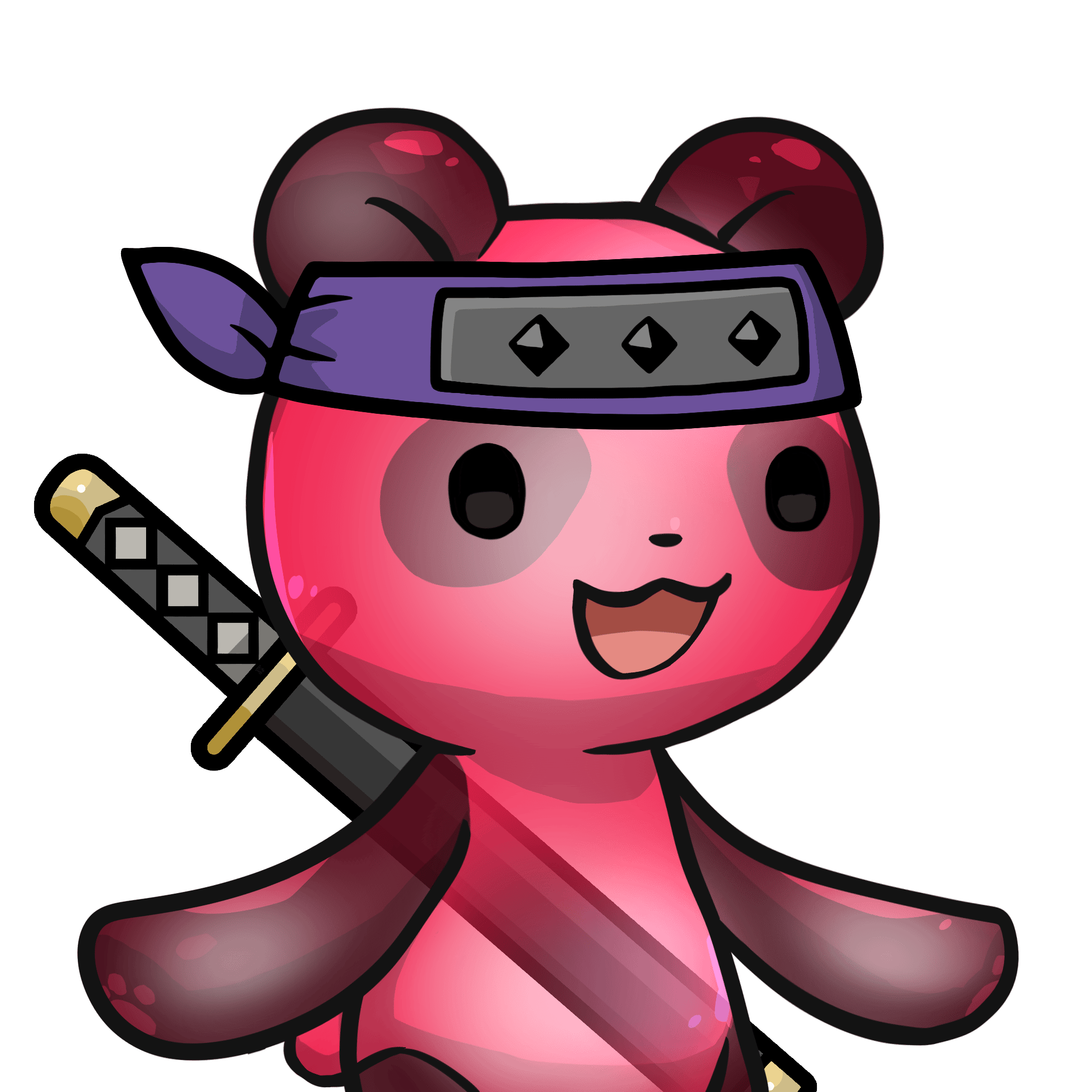 Leelee-Gummypanda-strawberry #19559