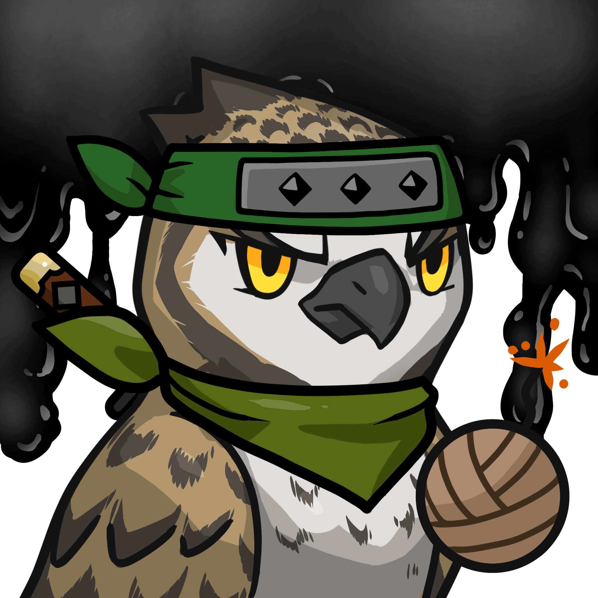 Narukami-Horned owl #19792