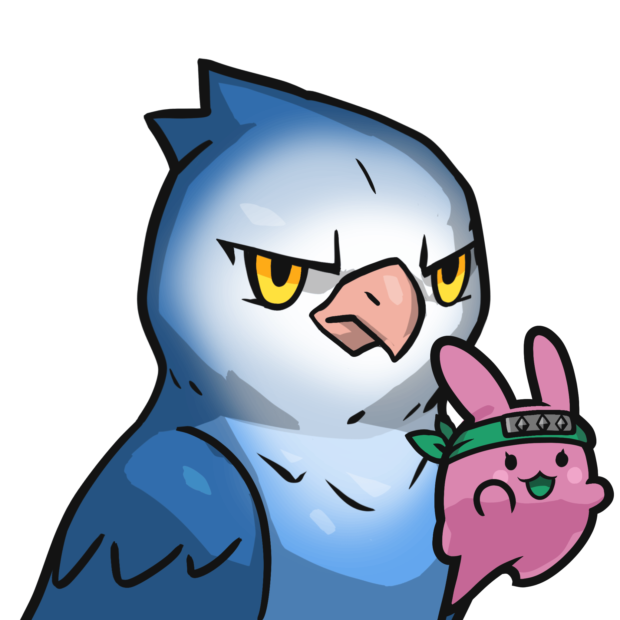 Narukami-Rosy-faced lovebird(blue) #19920