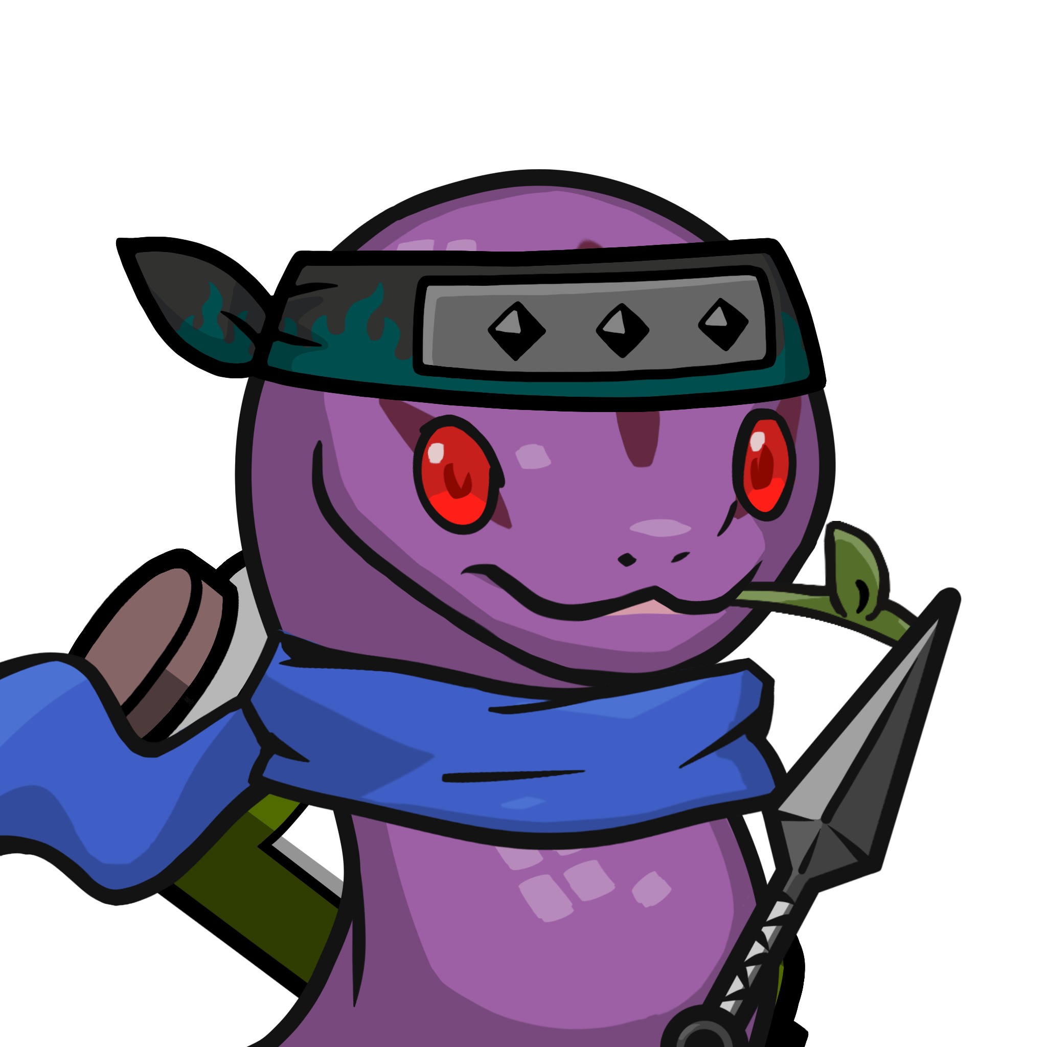 Orochi-Purple(leaf) #19995