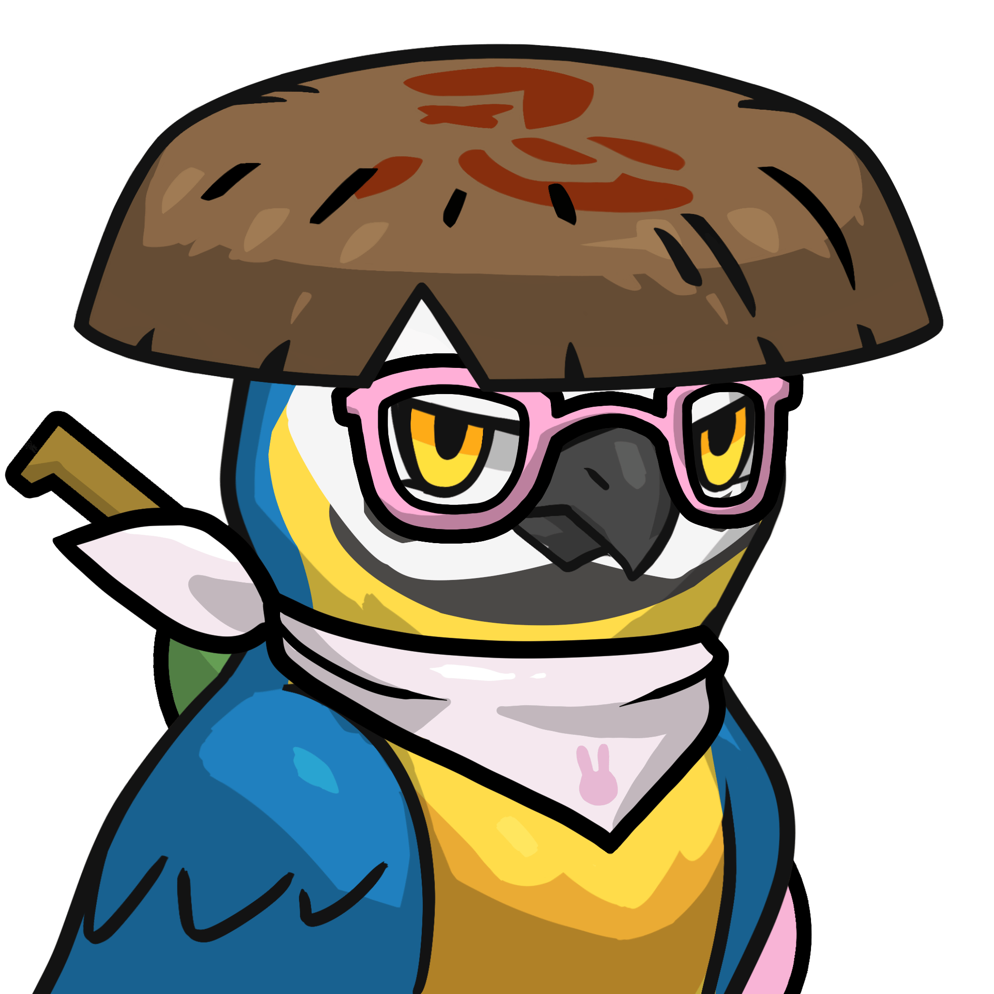 Narukami-Blue-and-white macaw #20030