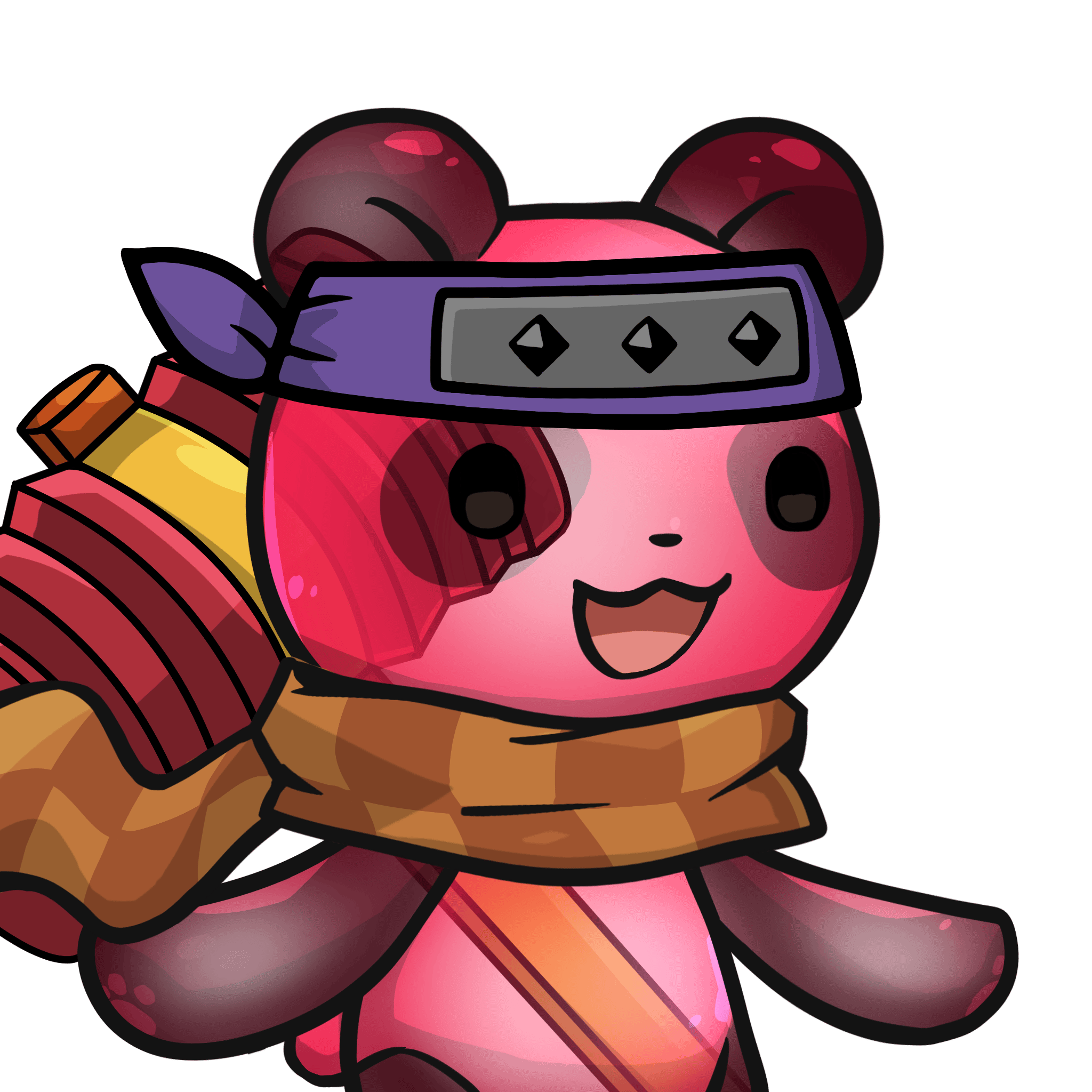 Leelee-Gummypanda-strawberry #20079