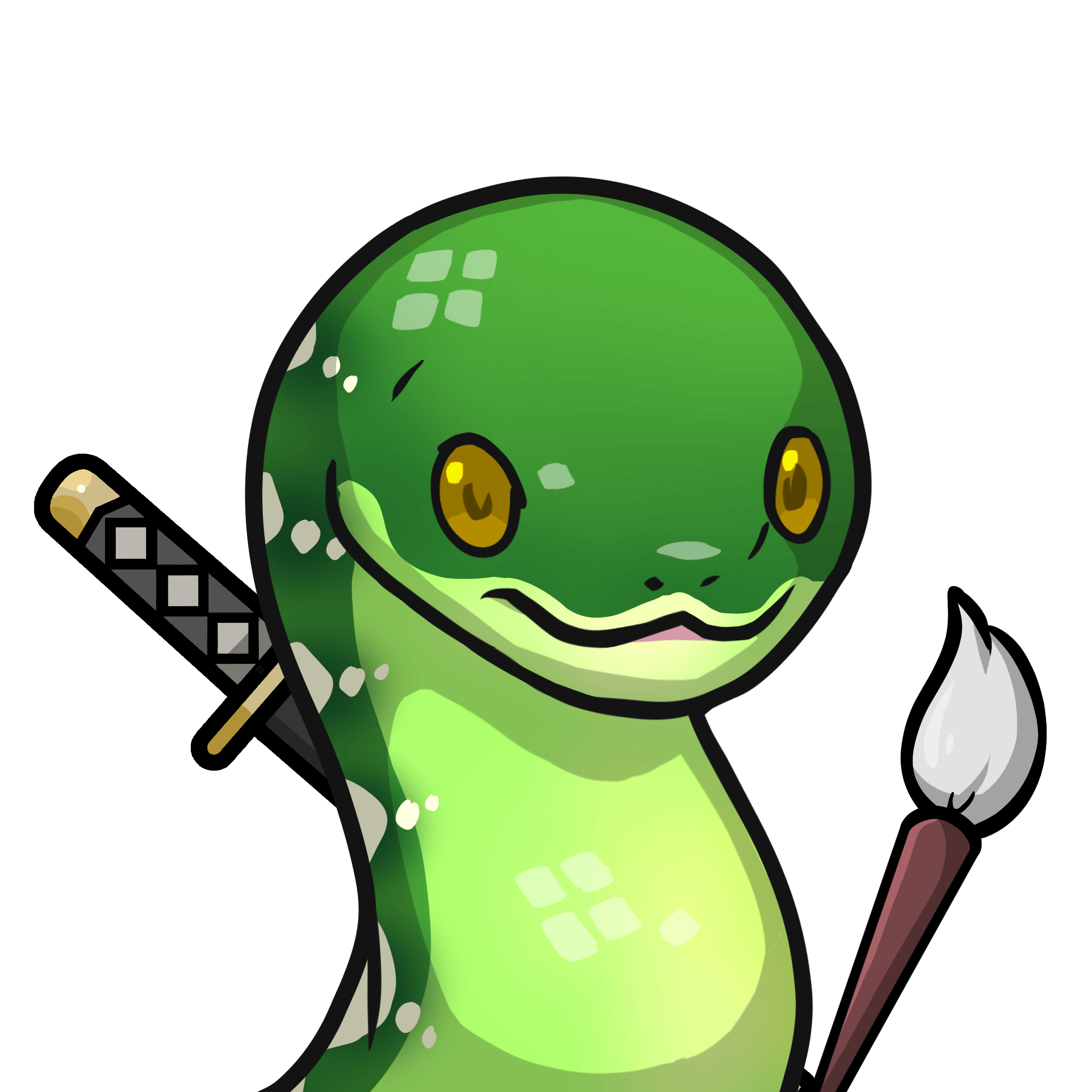 Orochi-Cute little greenie #20244