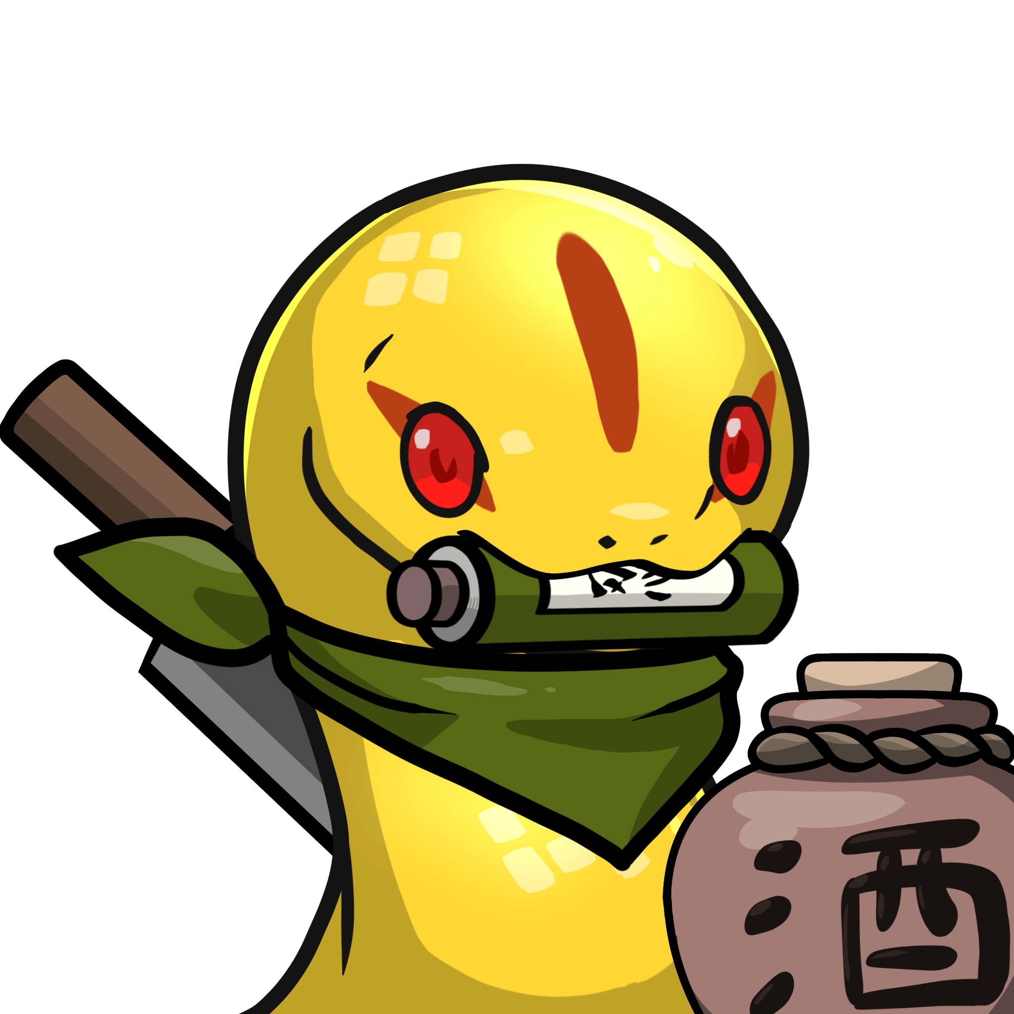 Orochi-Gold(scroll) #02067
