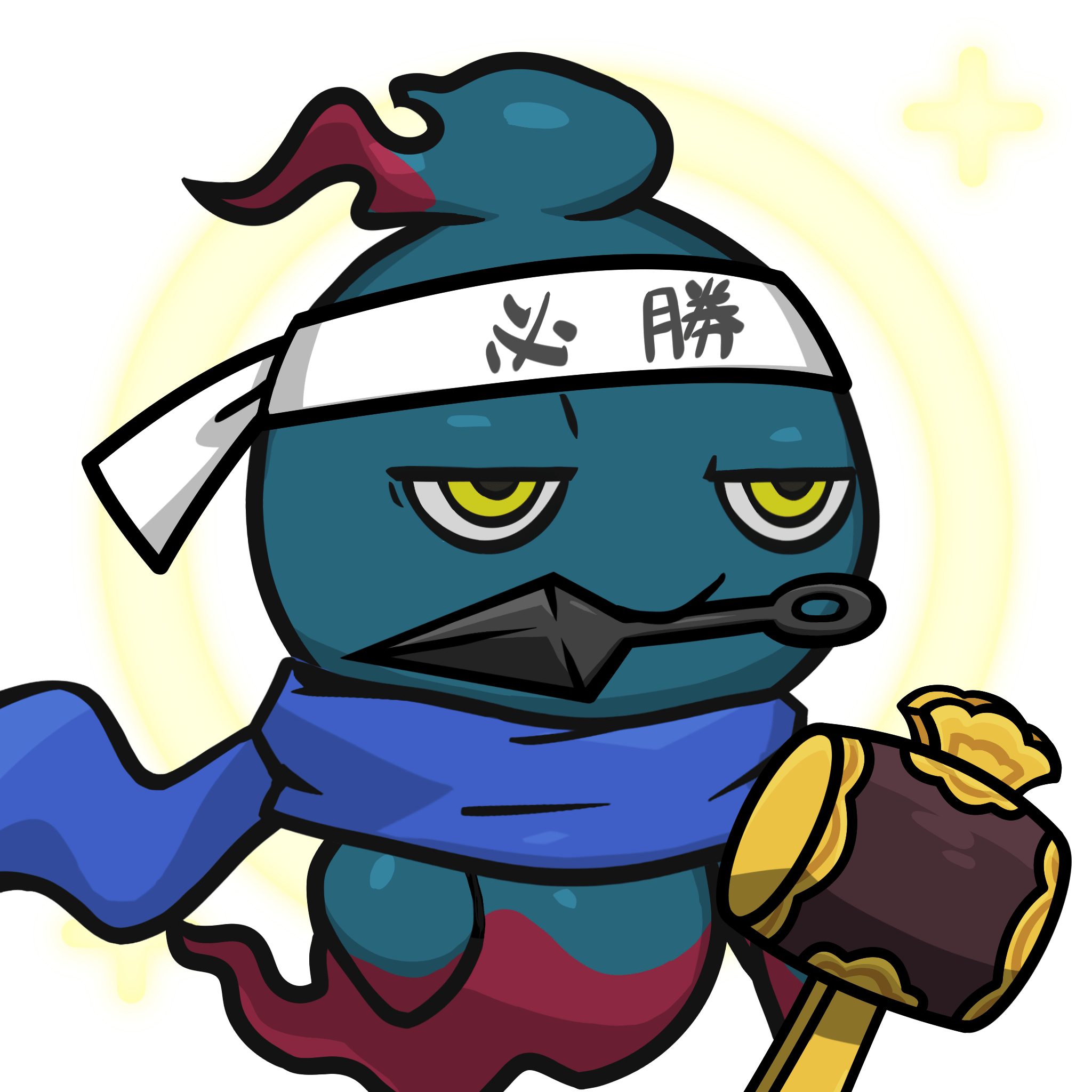 Mitama-Darkblue(kunai) #20958