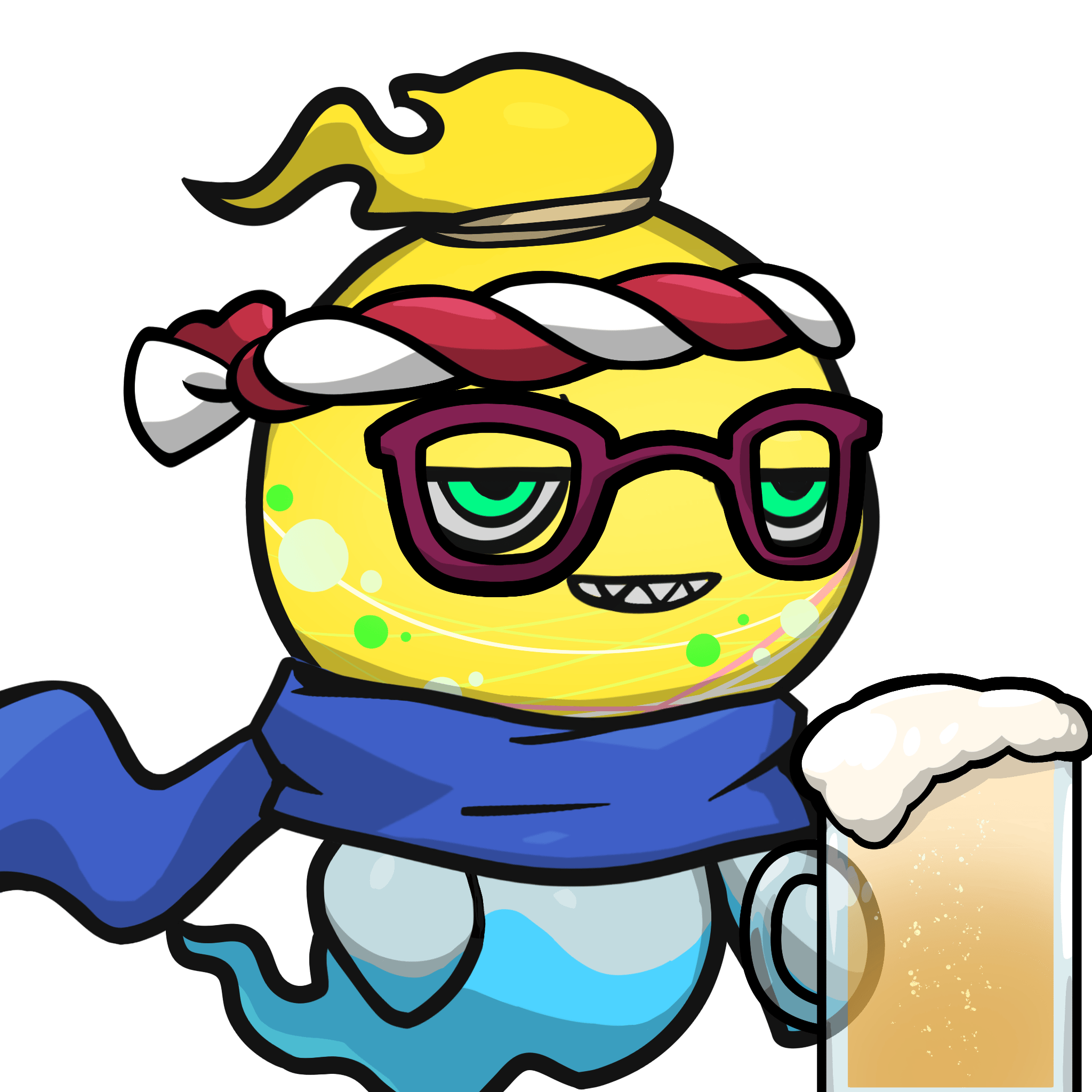 Mitama-Water balloon yo-yo(yellow) #21091