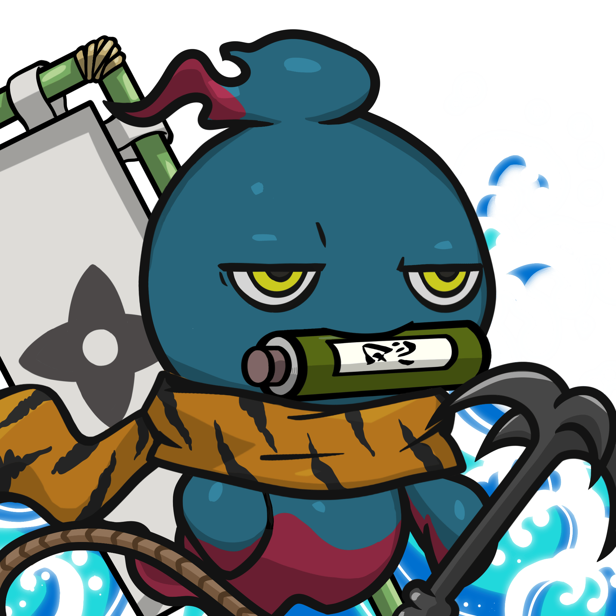 Mitama-Darkblue(scroll) #21149