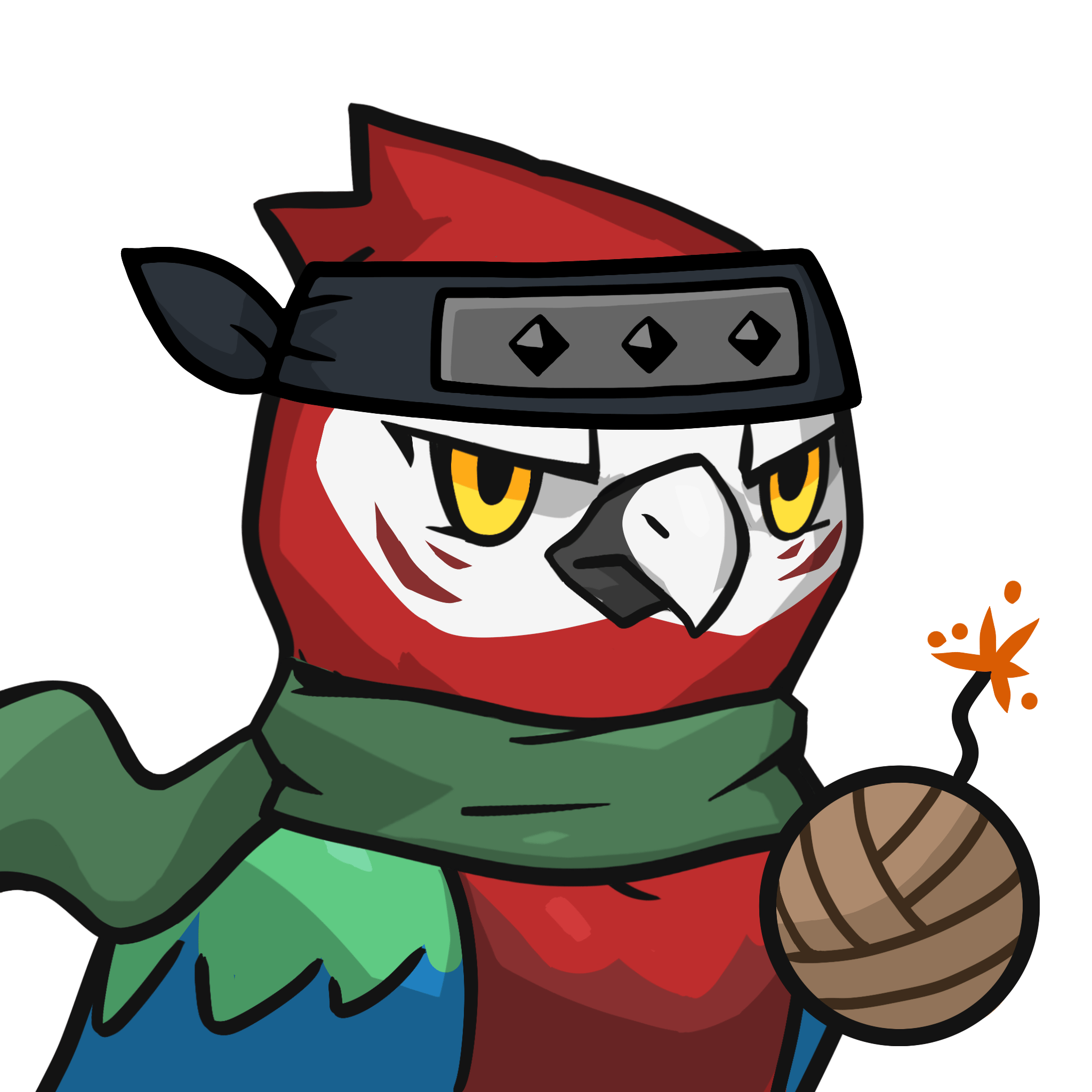 Narukami-Scarlet macaw #21218