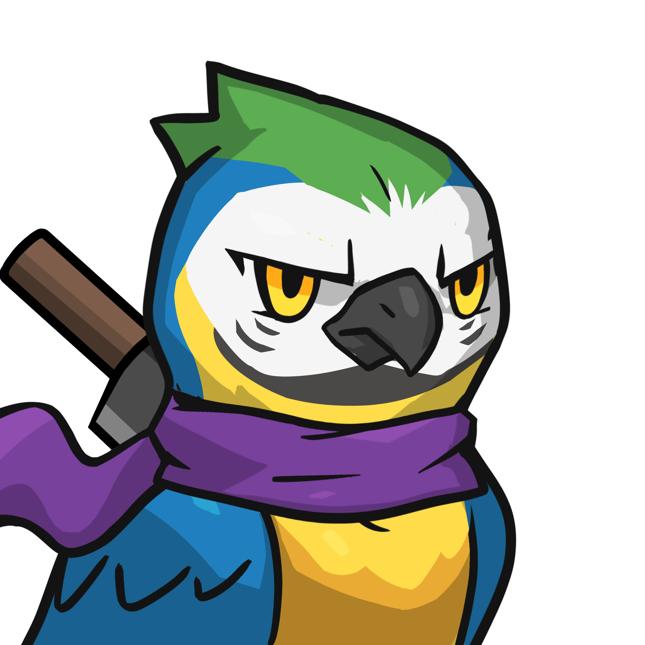 Narukami-Blue-and-white macaw #21297