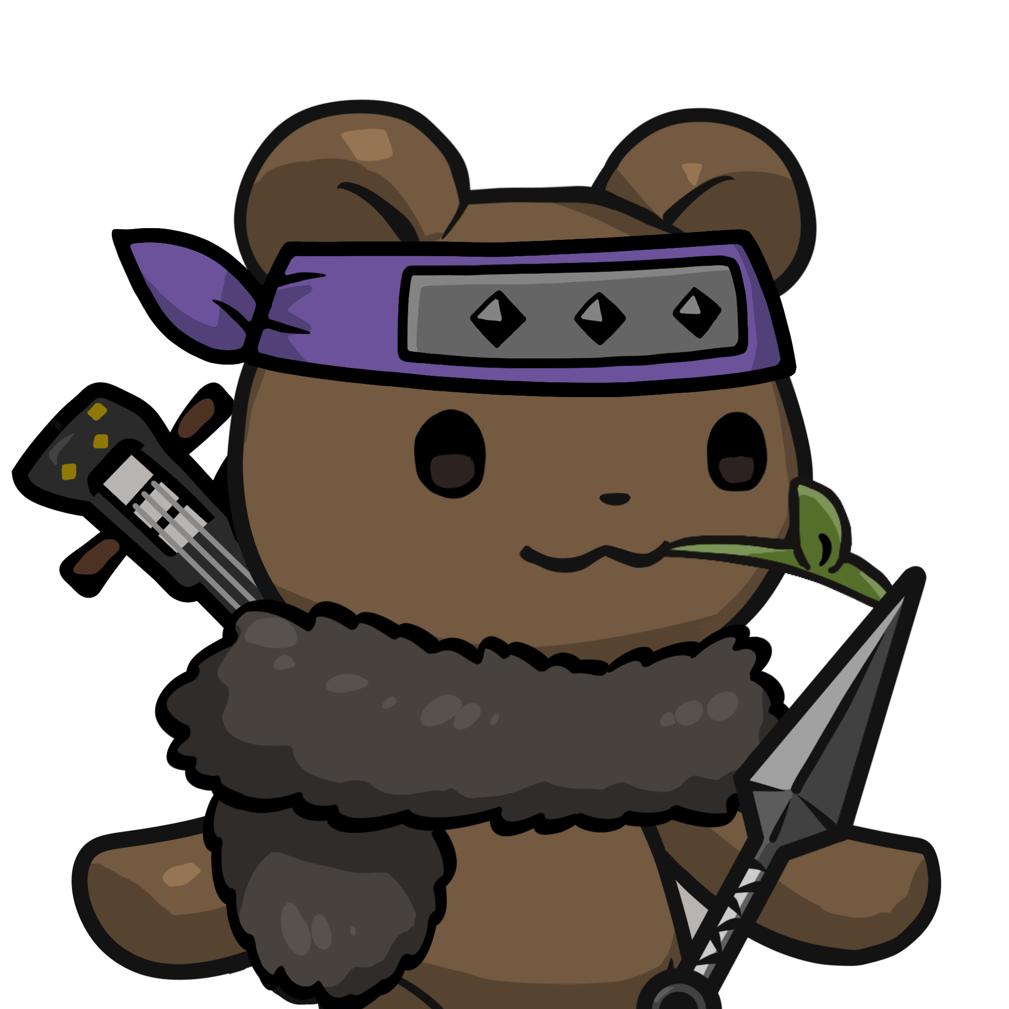 ［Locked］Leelee-Brown bear(leaf) #02134