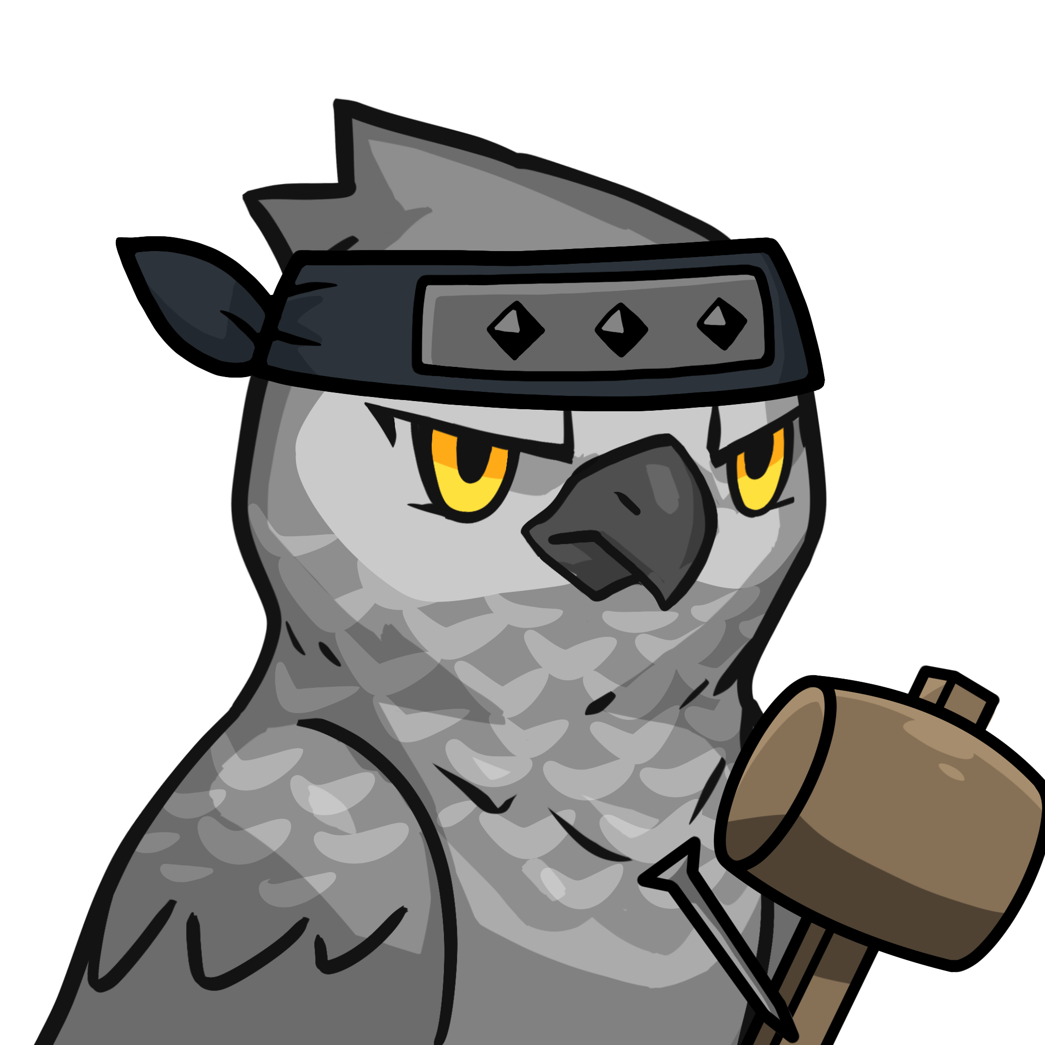 Narukami-Grey parrot #21342