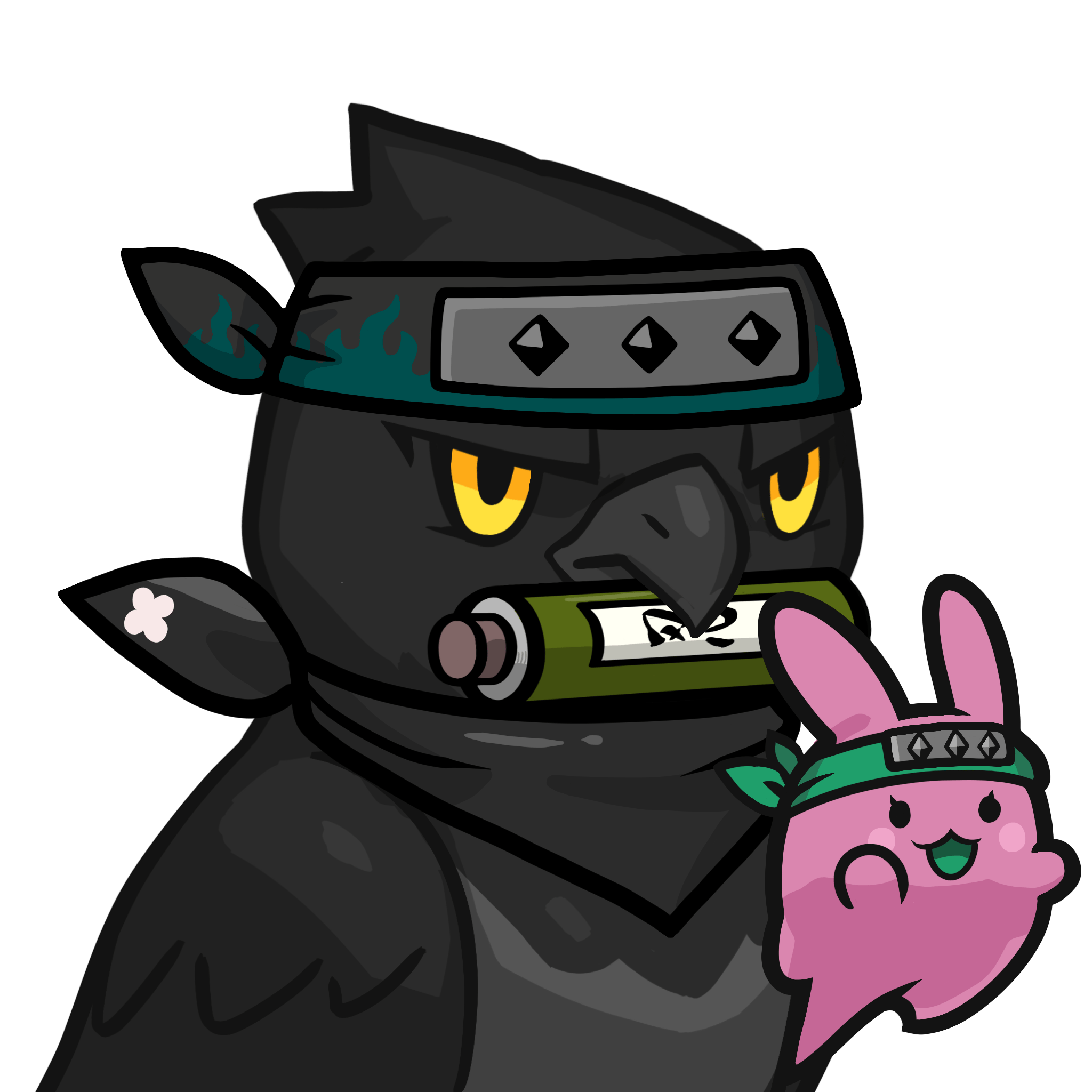 Narukami-Crow(scroll) #21454