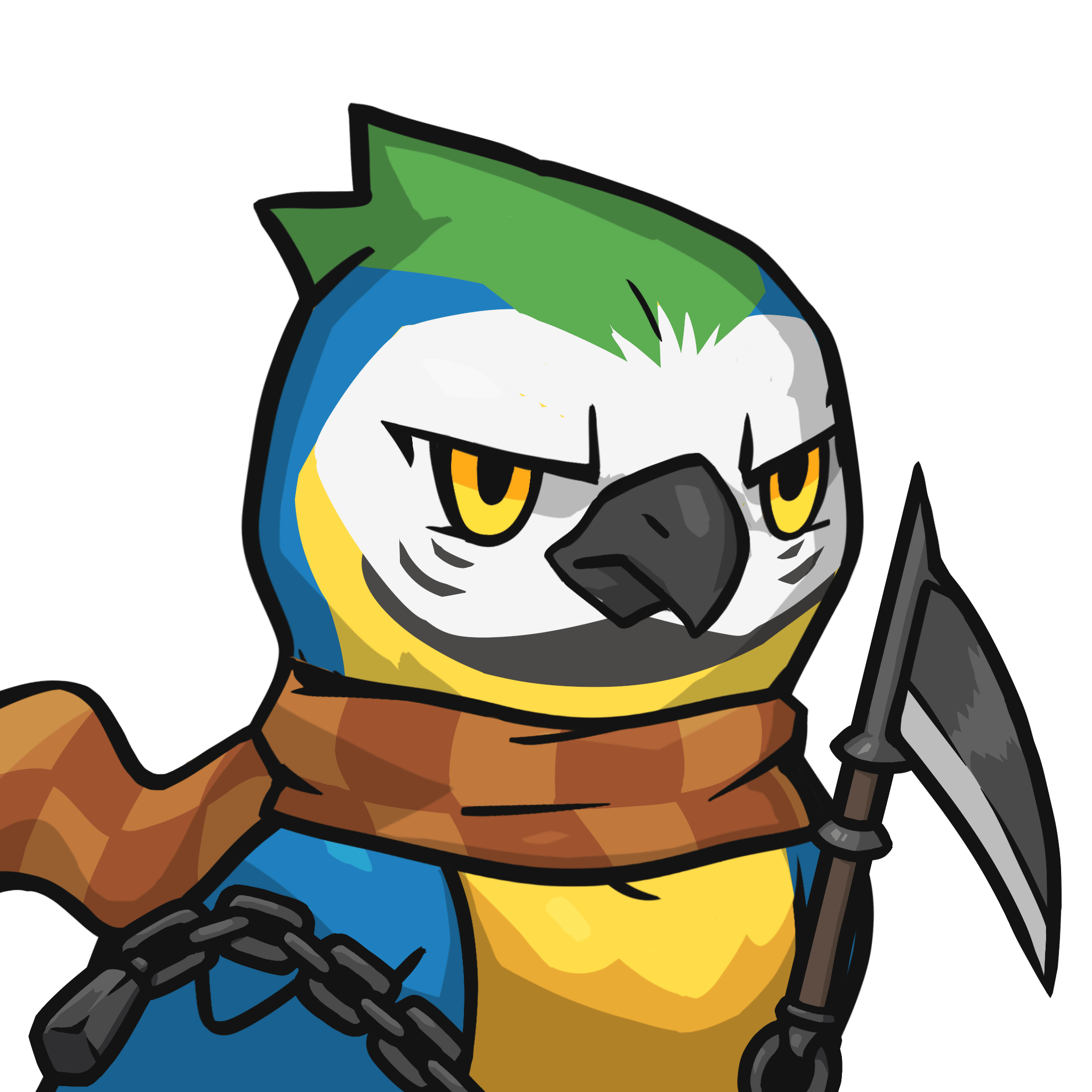 Narukami-Blue-and-white macaw #21636