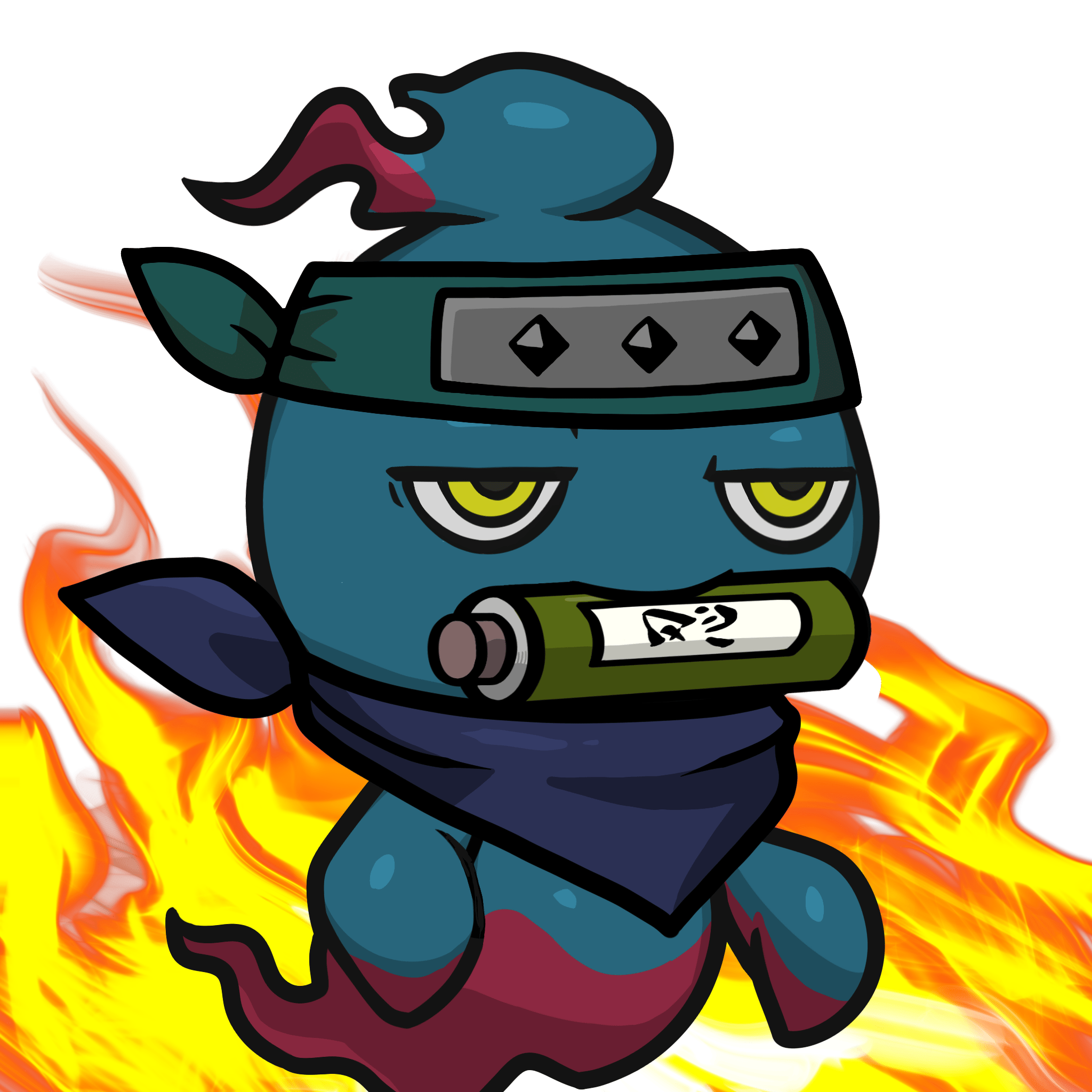 Mitama-Darkblue(scroll) #21807