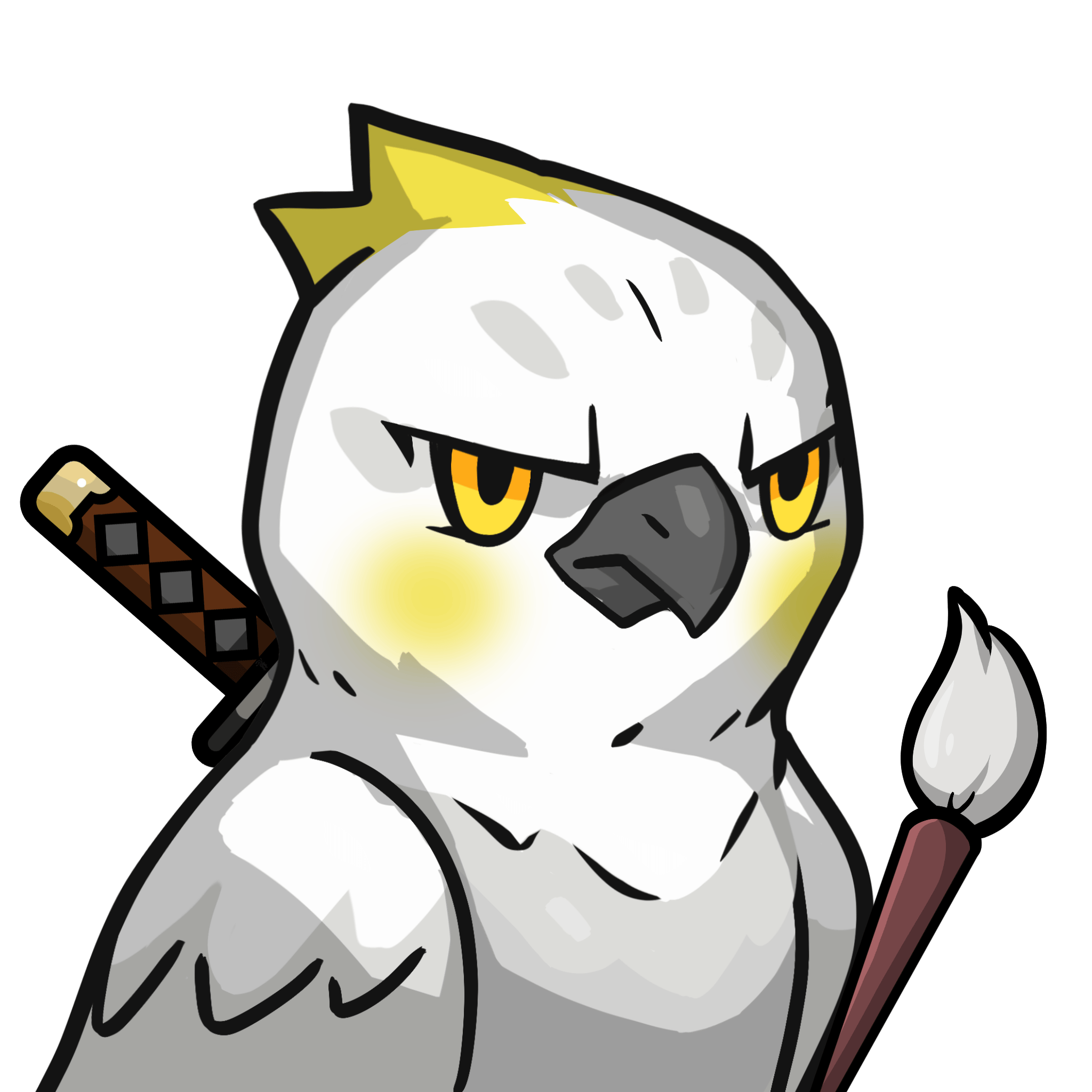 Narukami-Yellow-crested cockatoo #22059
