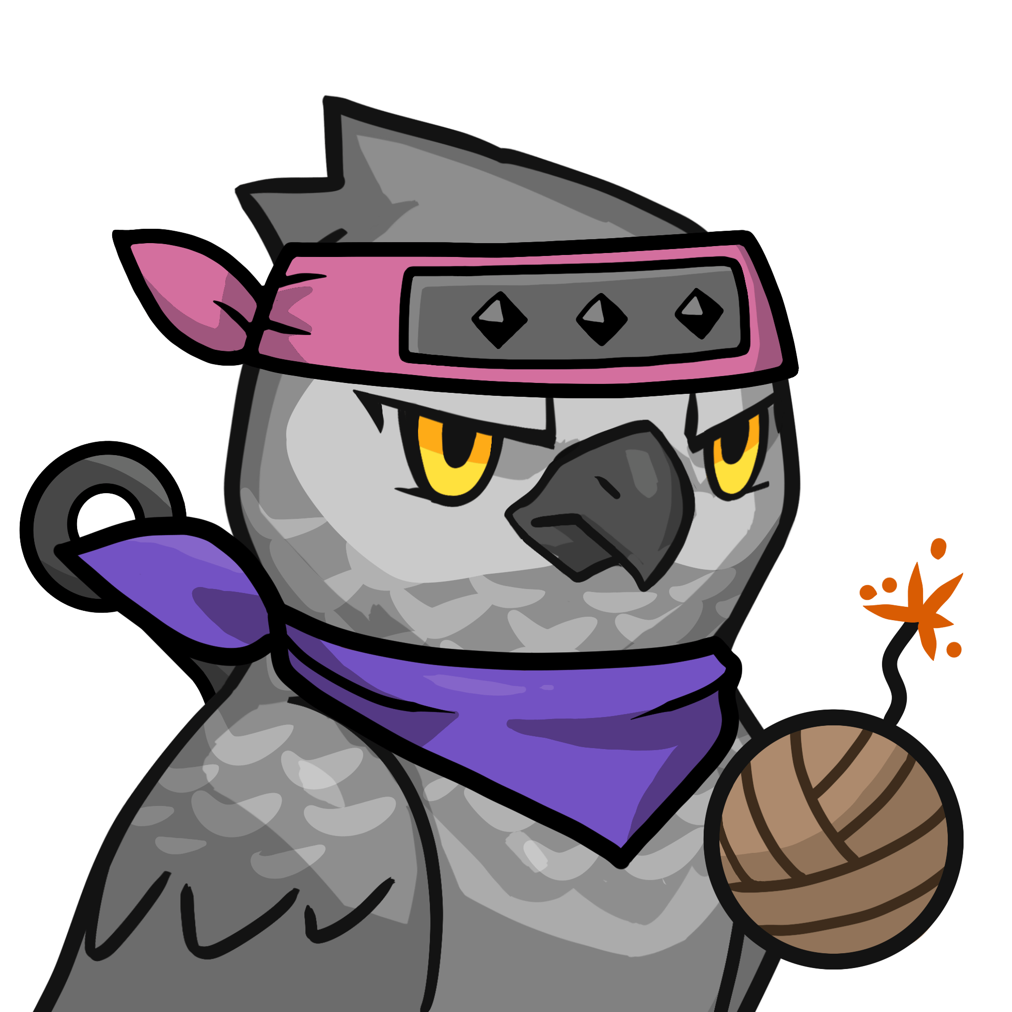 Narukami-Grey parrot #22077