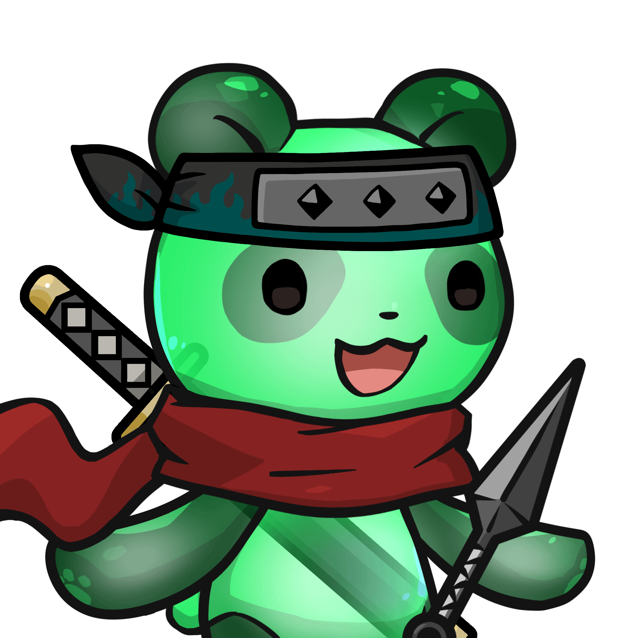 Leelee-Gummypanda-melon #22166