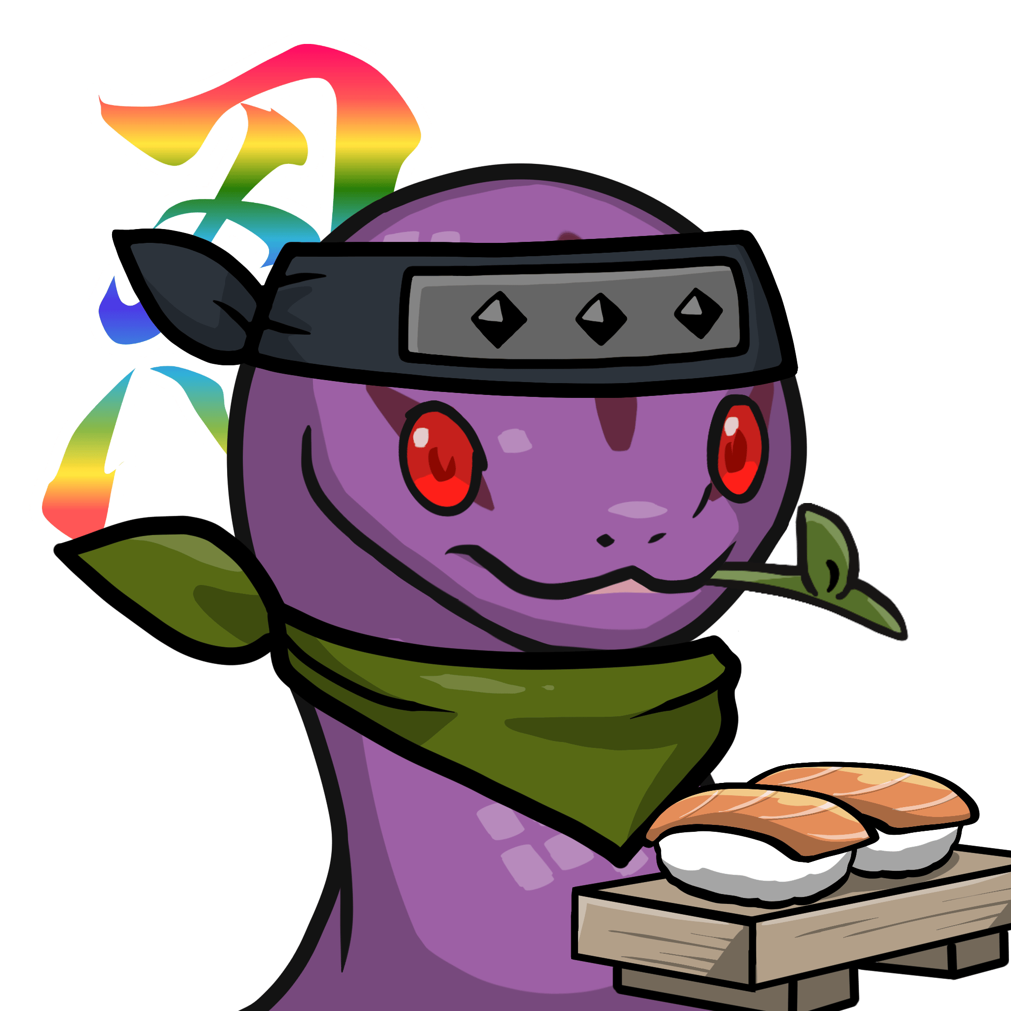 Orochi-Purple(leaf) #22212