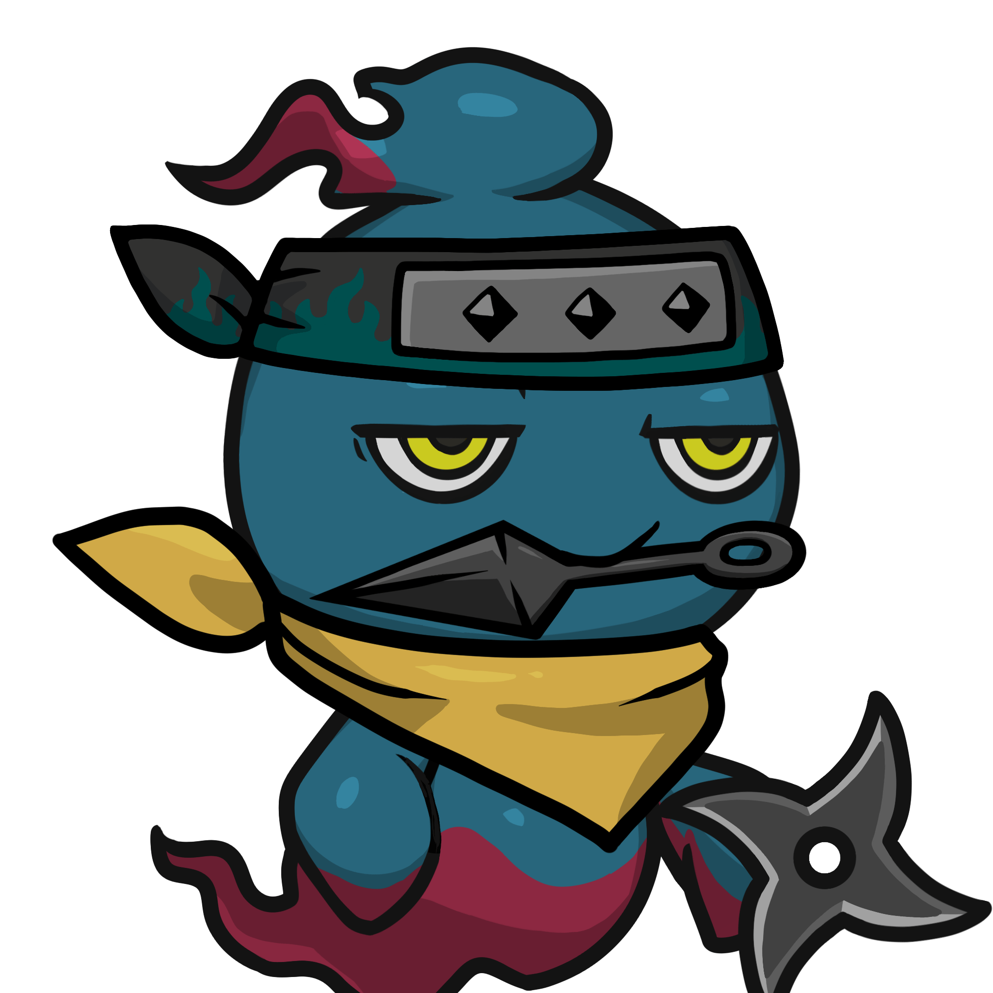 Mitama-Darkblue(kunai) #02271