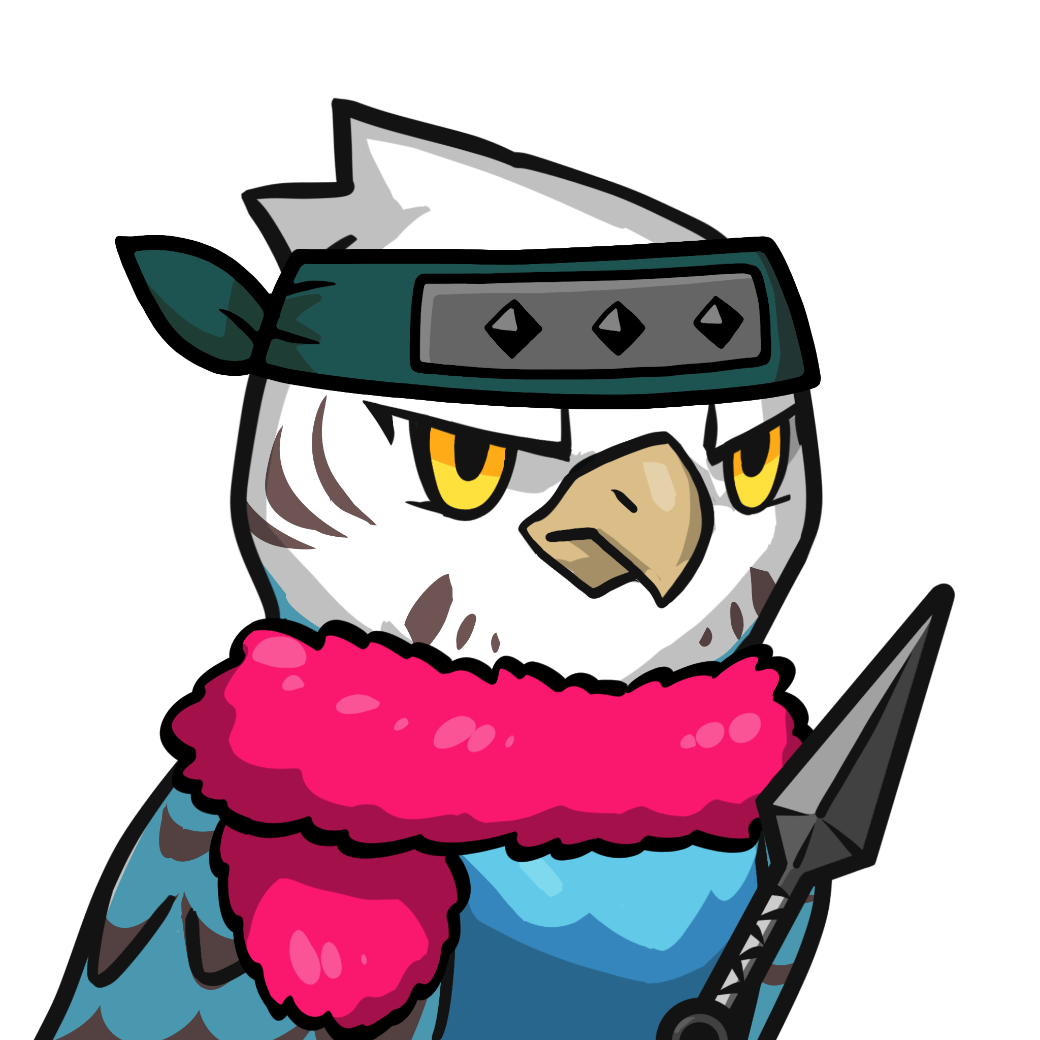 Narukami-Blue budgie #02281
