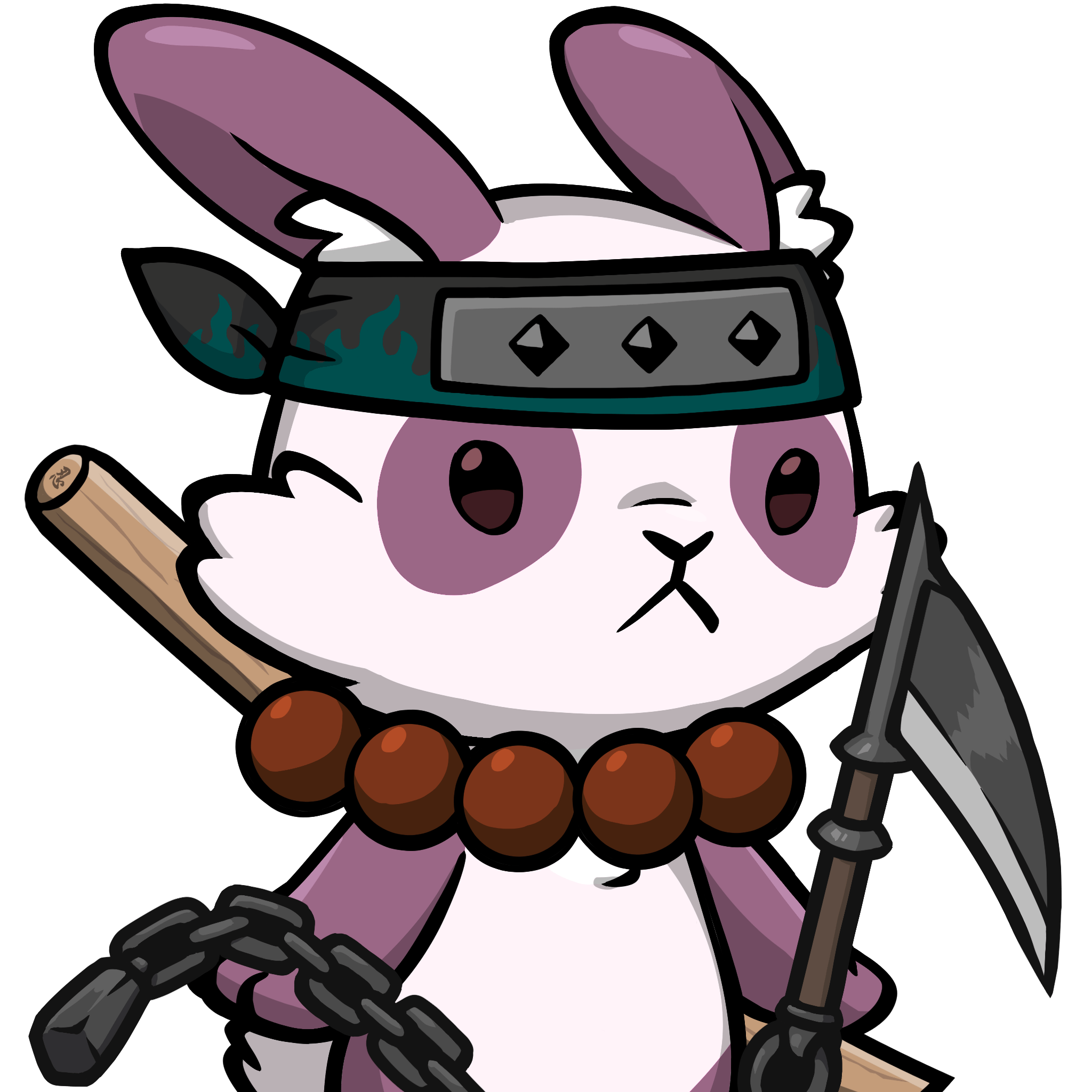 Luna-Pink panda #22945