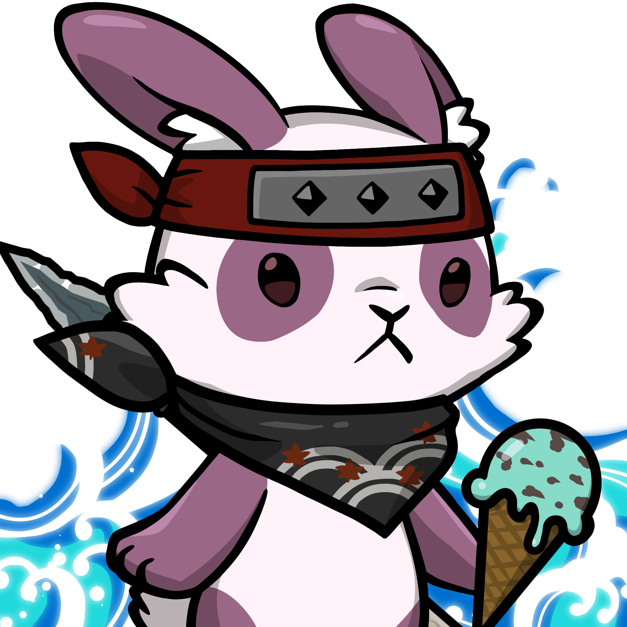 Luna-Pink panda #23403