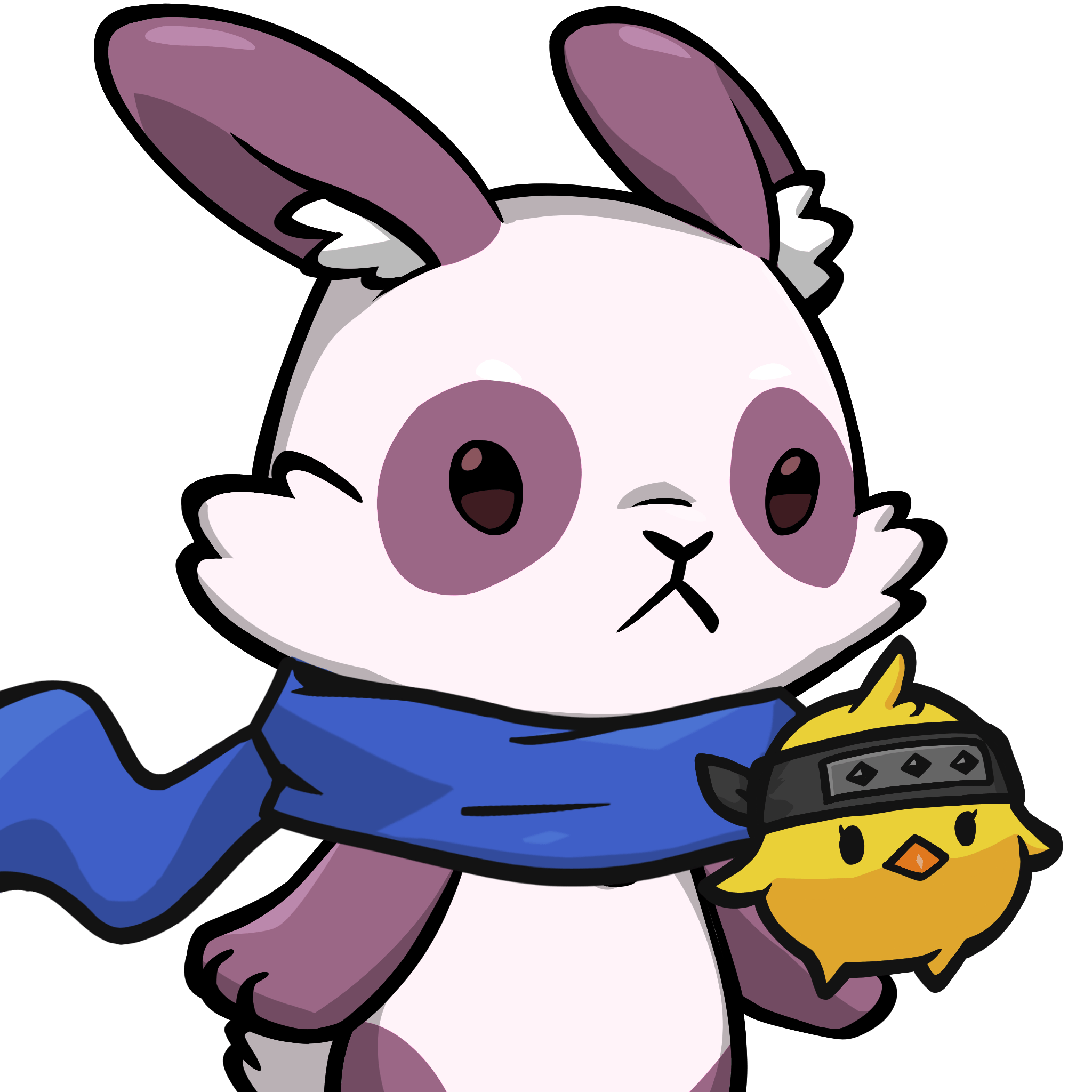 Luna-Pink panda #23940