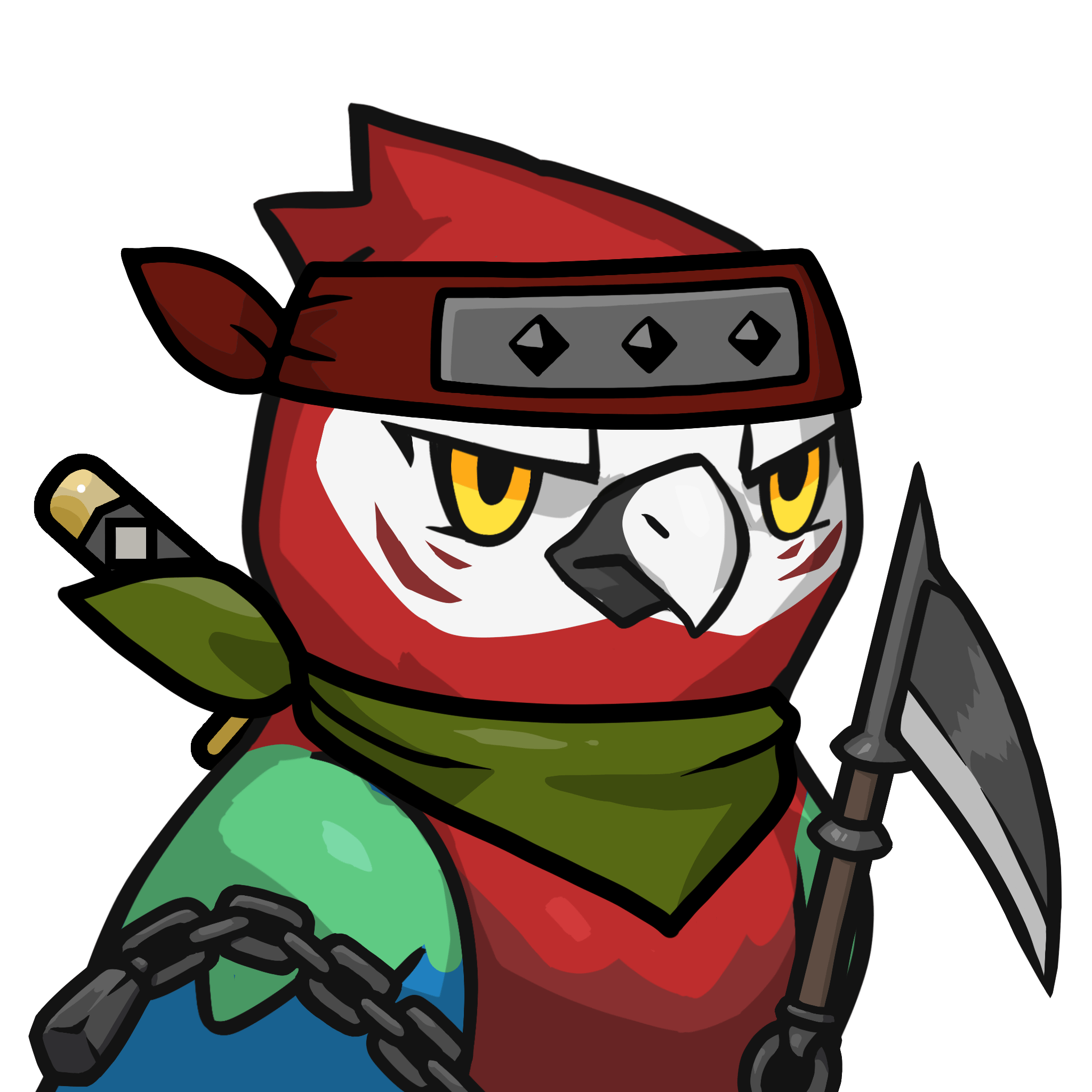 ［Locked］Narukami-Scarlet macaw #02395