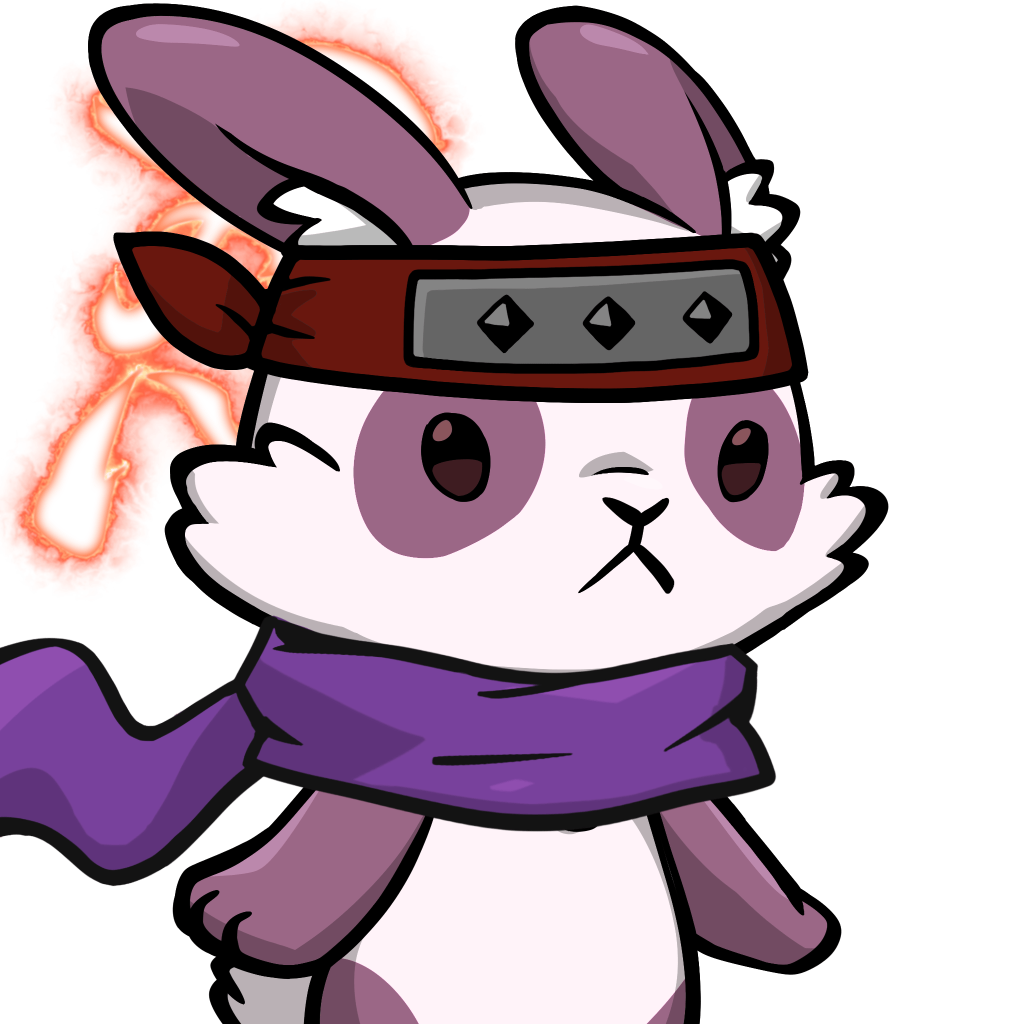 Luna-Pink panda #24178
