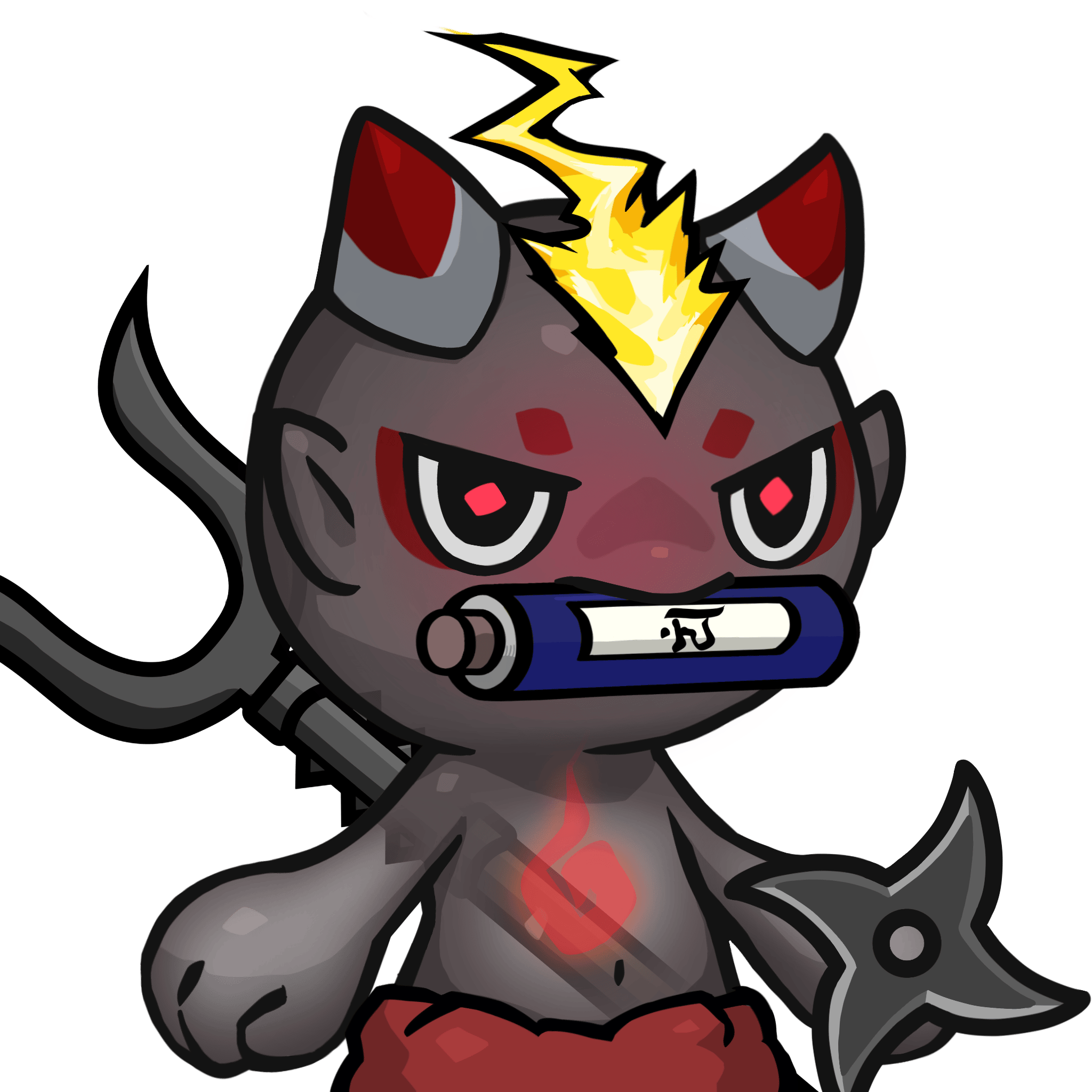 Yama-Transparent red(scroll) #24461