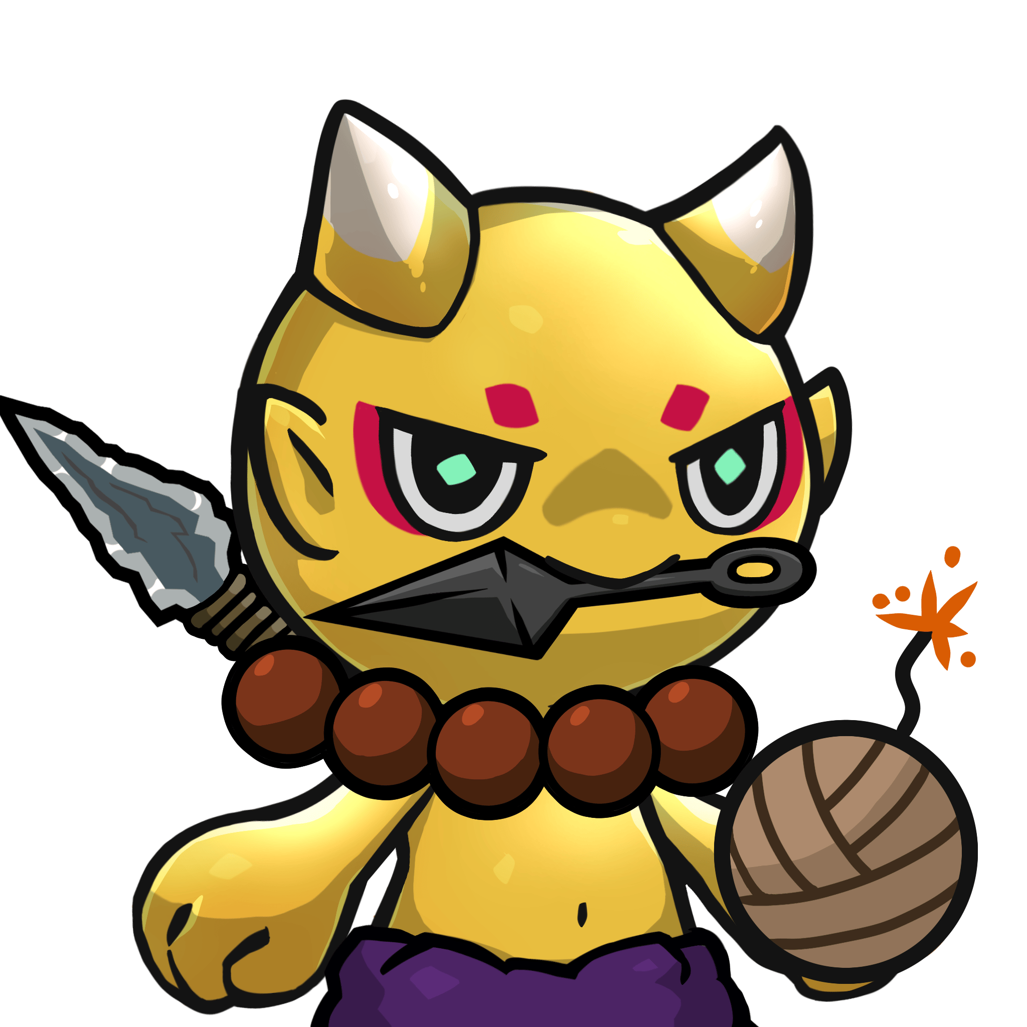 Yama-Gold(kunai) #24577