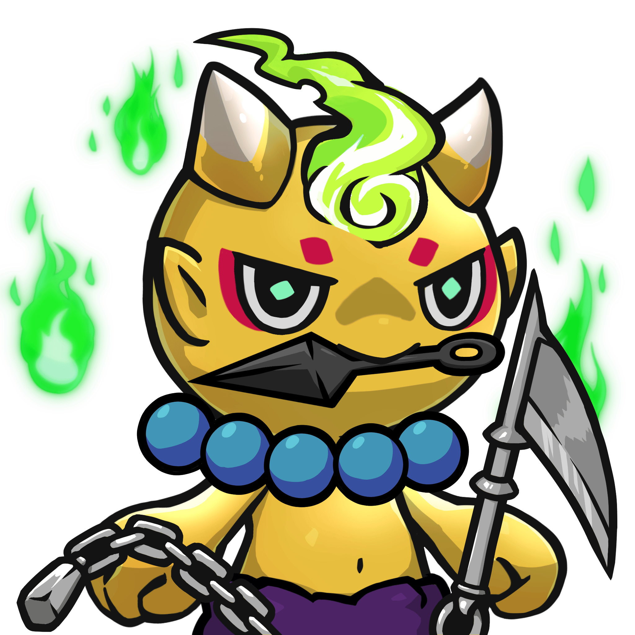 Yama-Gold(kunai) #25154