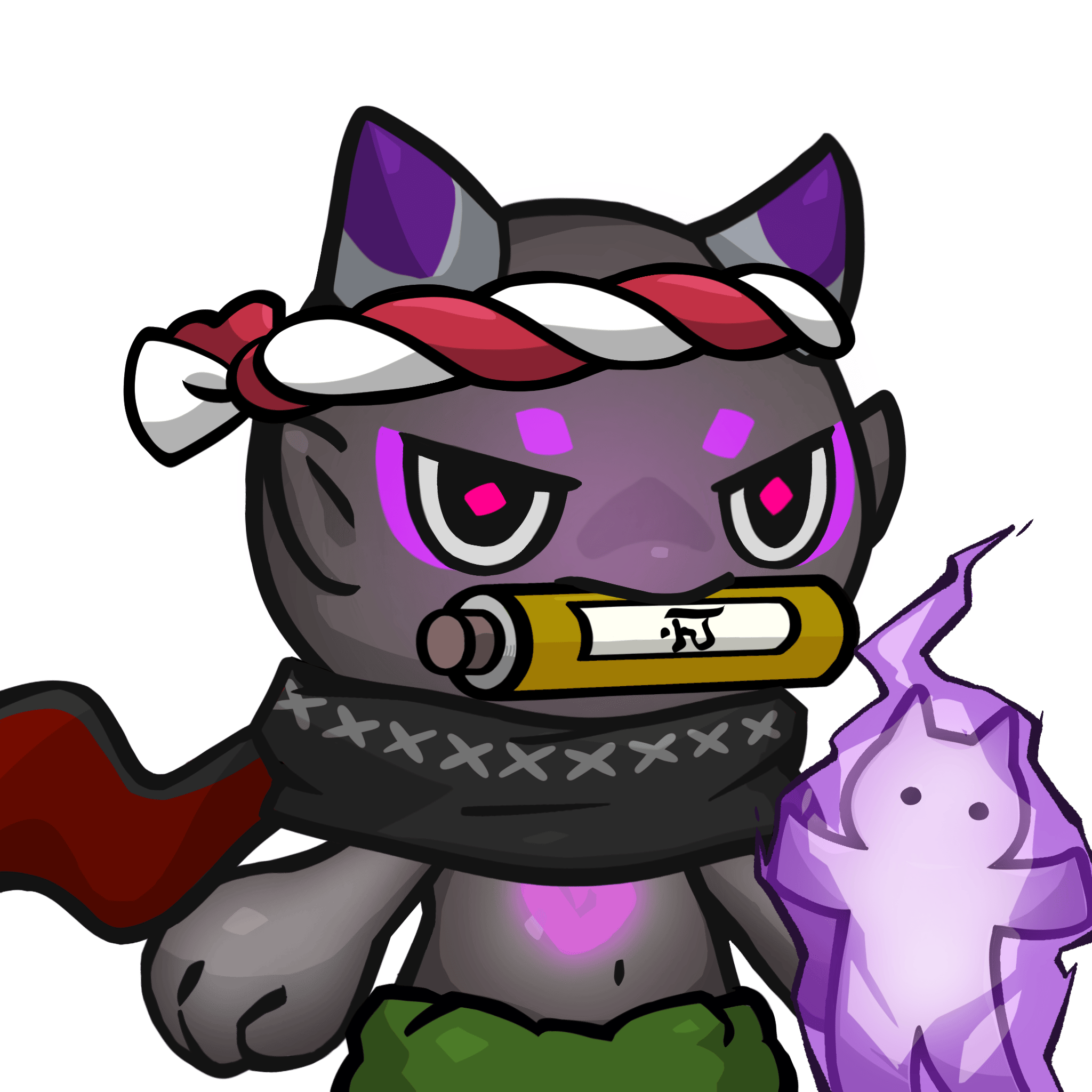 Yama-Transparent purple(scroll) #25352