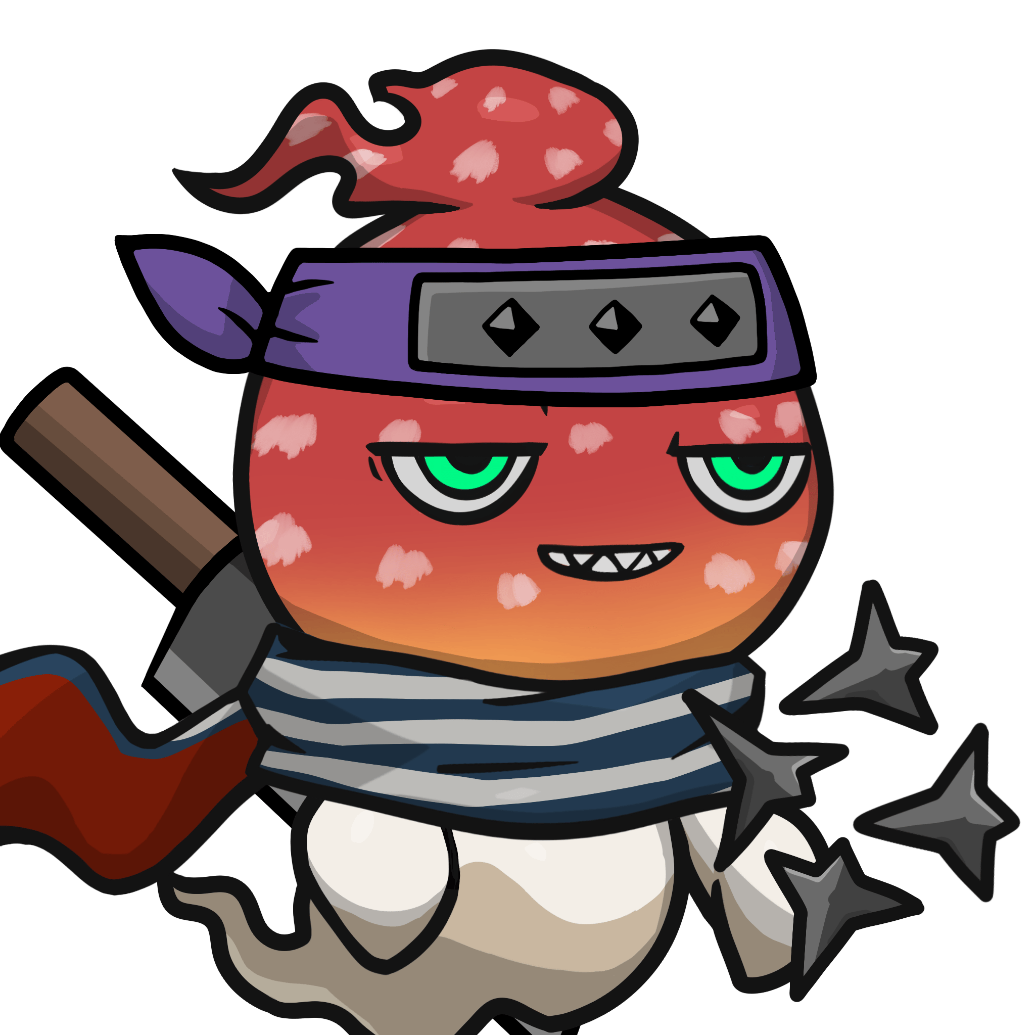 Mitama-Red Mushroom #02559
